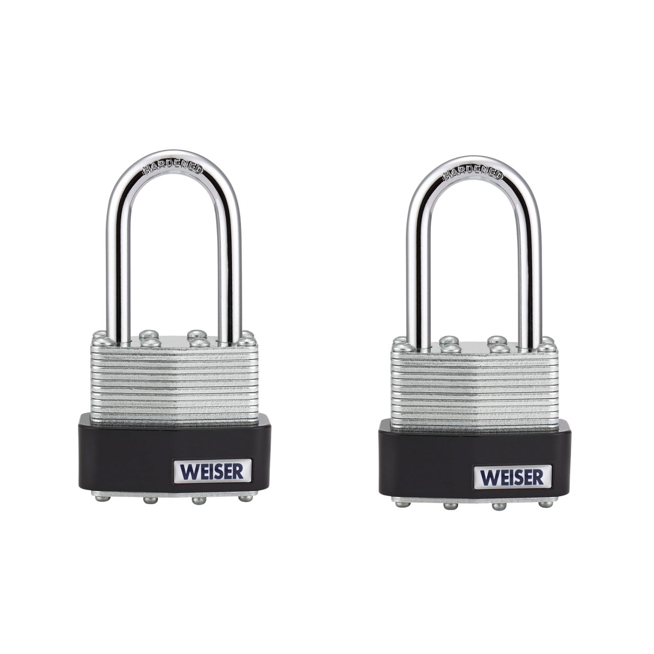 1-9/16 in Laminated Steel Padlock with 1-1/2 in Hardened Steel Shackle