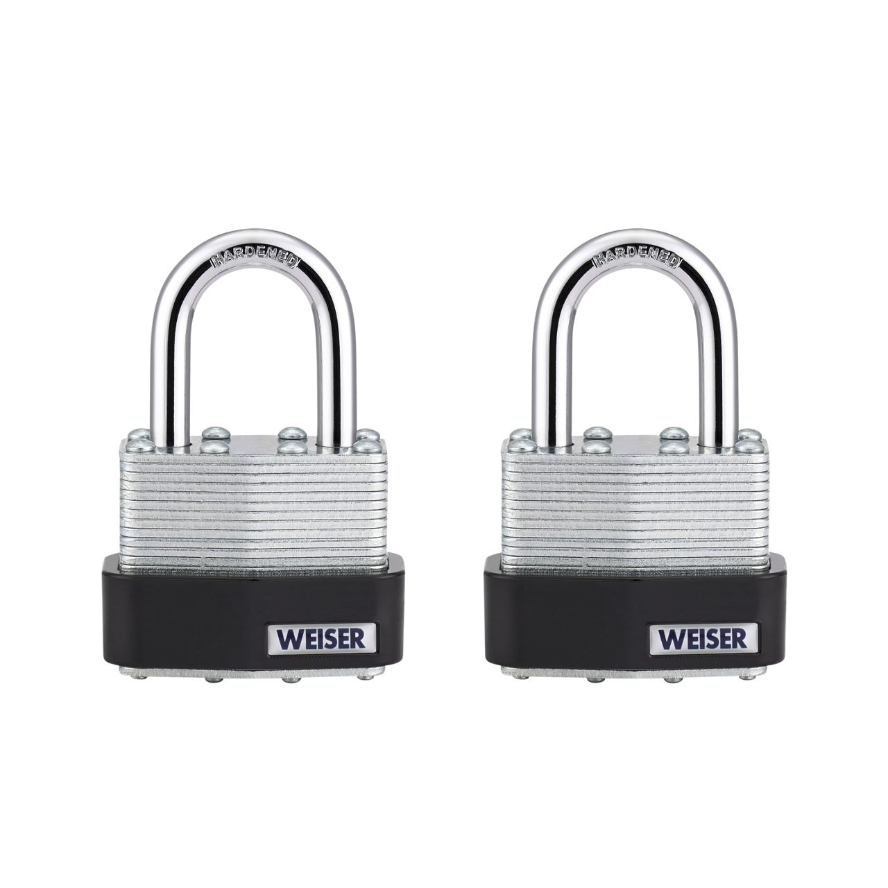 1-3/4 in Laminated Steel Padlock with 1-1/16 in Hardened Steel Shackle