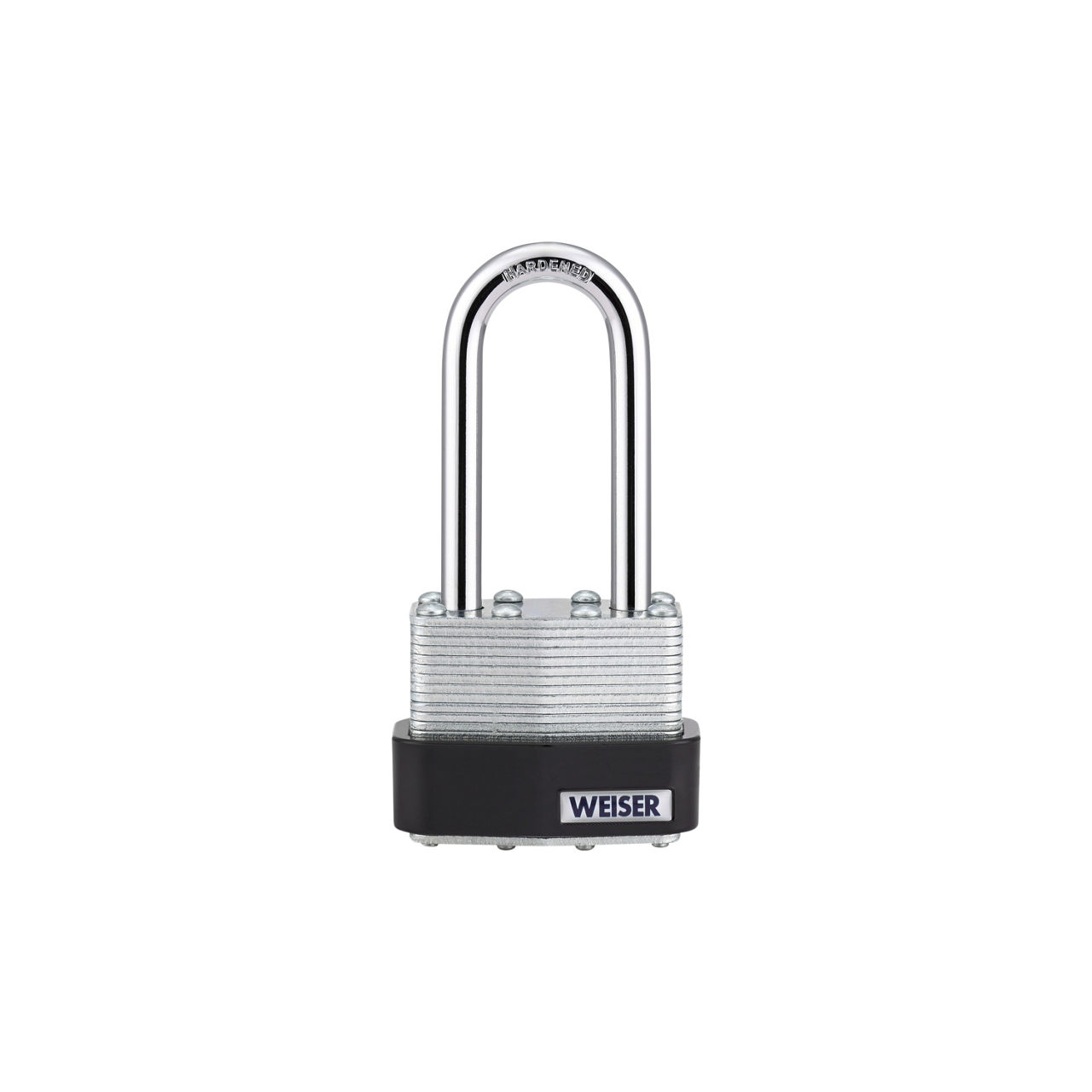 1-3/4 in Laminated Steel Padlock with 2 in Hardened Steel Shackle