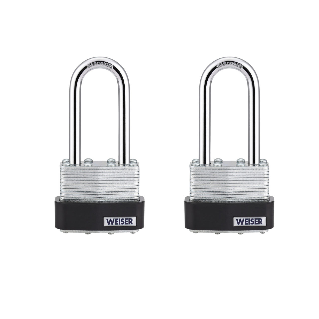 1-3/4 in Laminated Steel Padlock with 2 in Hardened Steel Shackle