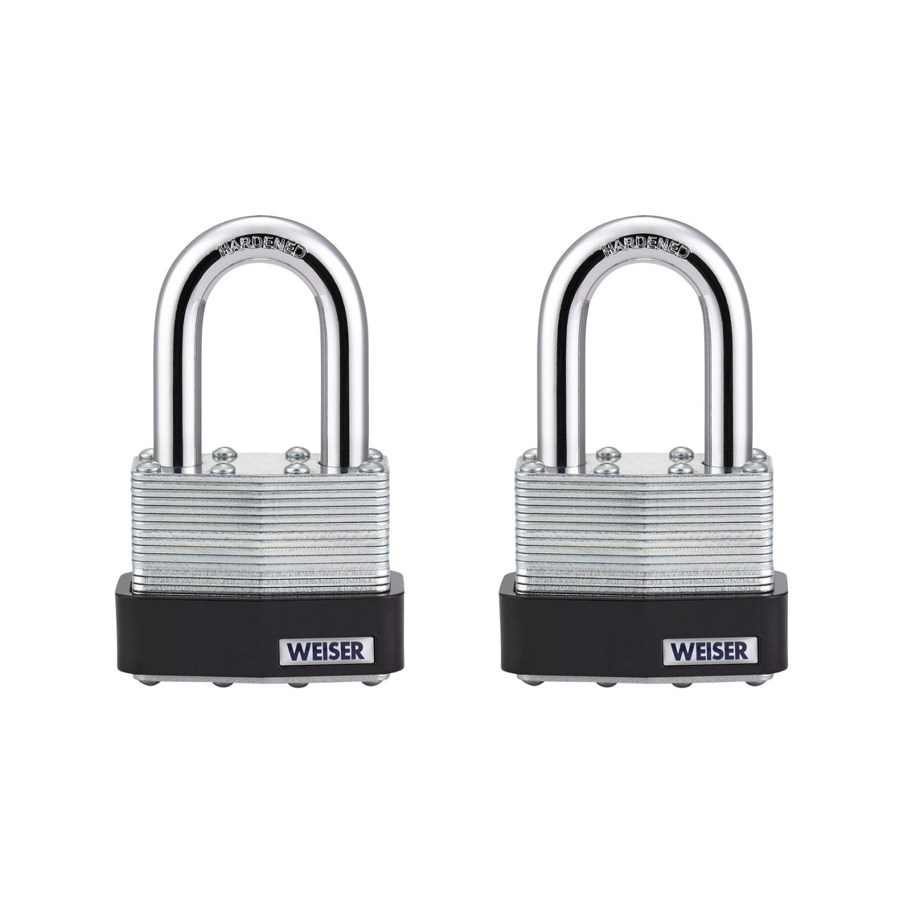 2 in Laminated Steel Padlock with 1-1/2 in Hardened Steel Shackle