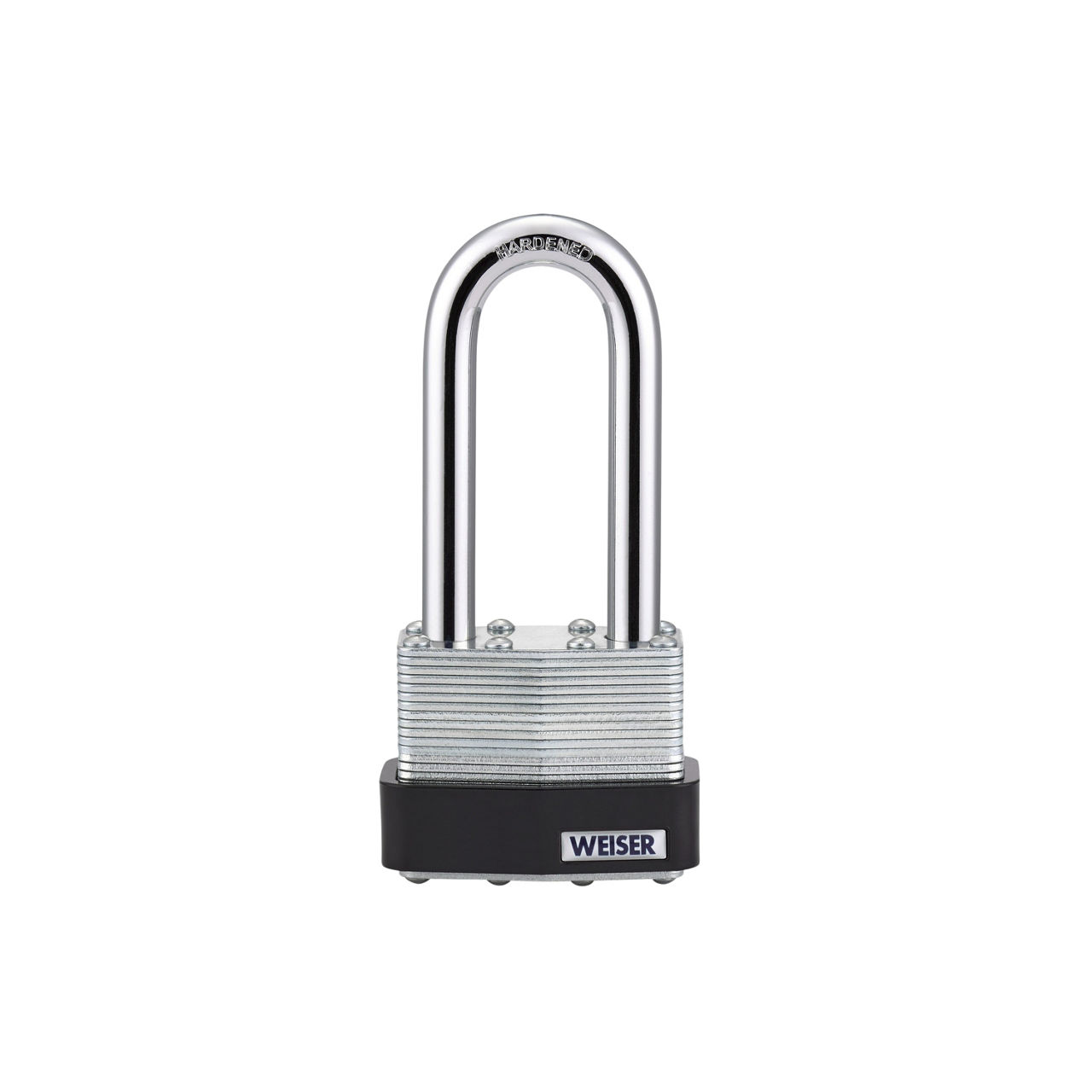 2 in Laminated Steel Padlock with 2-1/2 in Hardened Steel Shackle