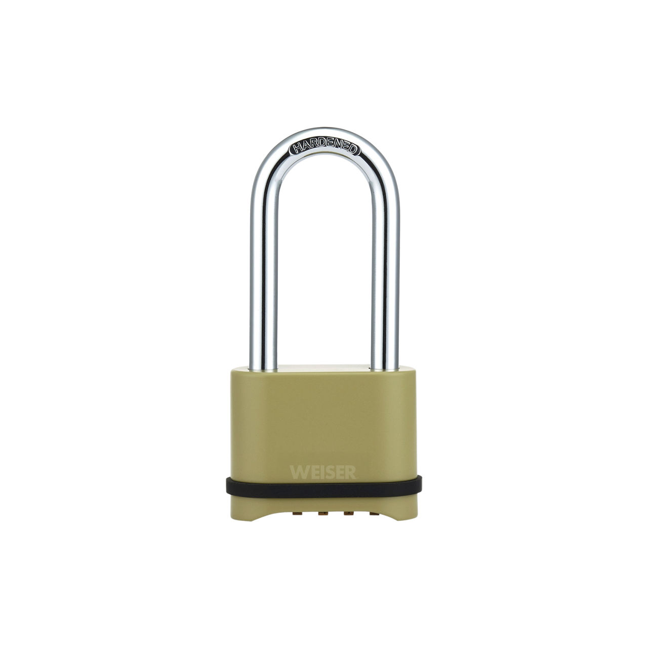 2 in Zinc Combination Padlock with 2-1/4 in Shackle