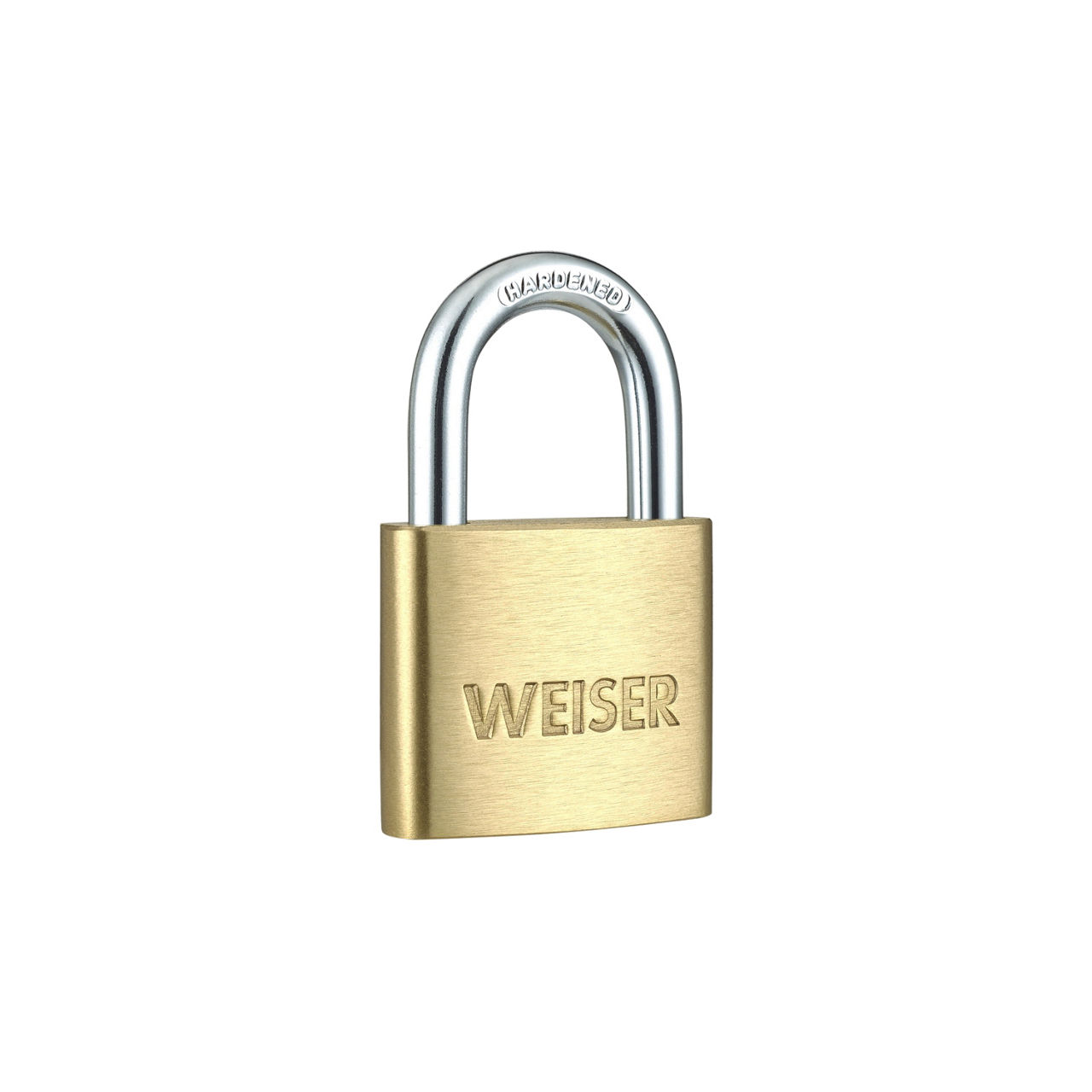1-9/16 in Brass Padlock with 7/8 in Hardened Steel Shackle