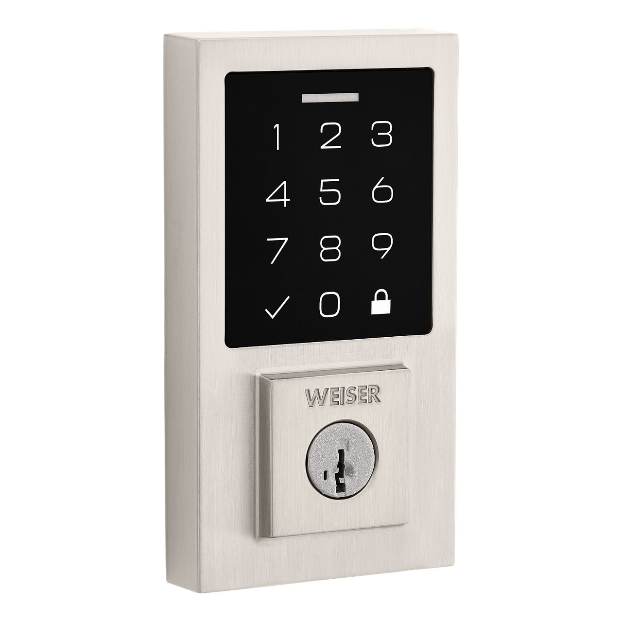 with Electronic SmartKey featuring Technology Z-Wave - Weiser 5 - SmartCode Lever |