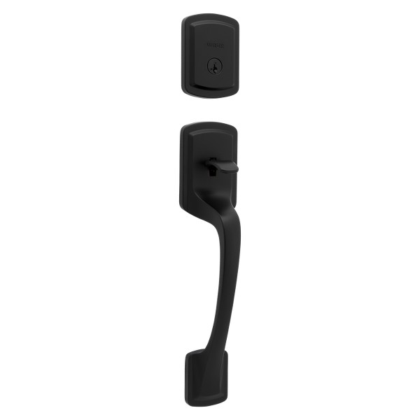 「RT-143711」 Prague Handleset - (Exterior Only) - featuring SmartKey - | Weiser