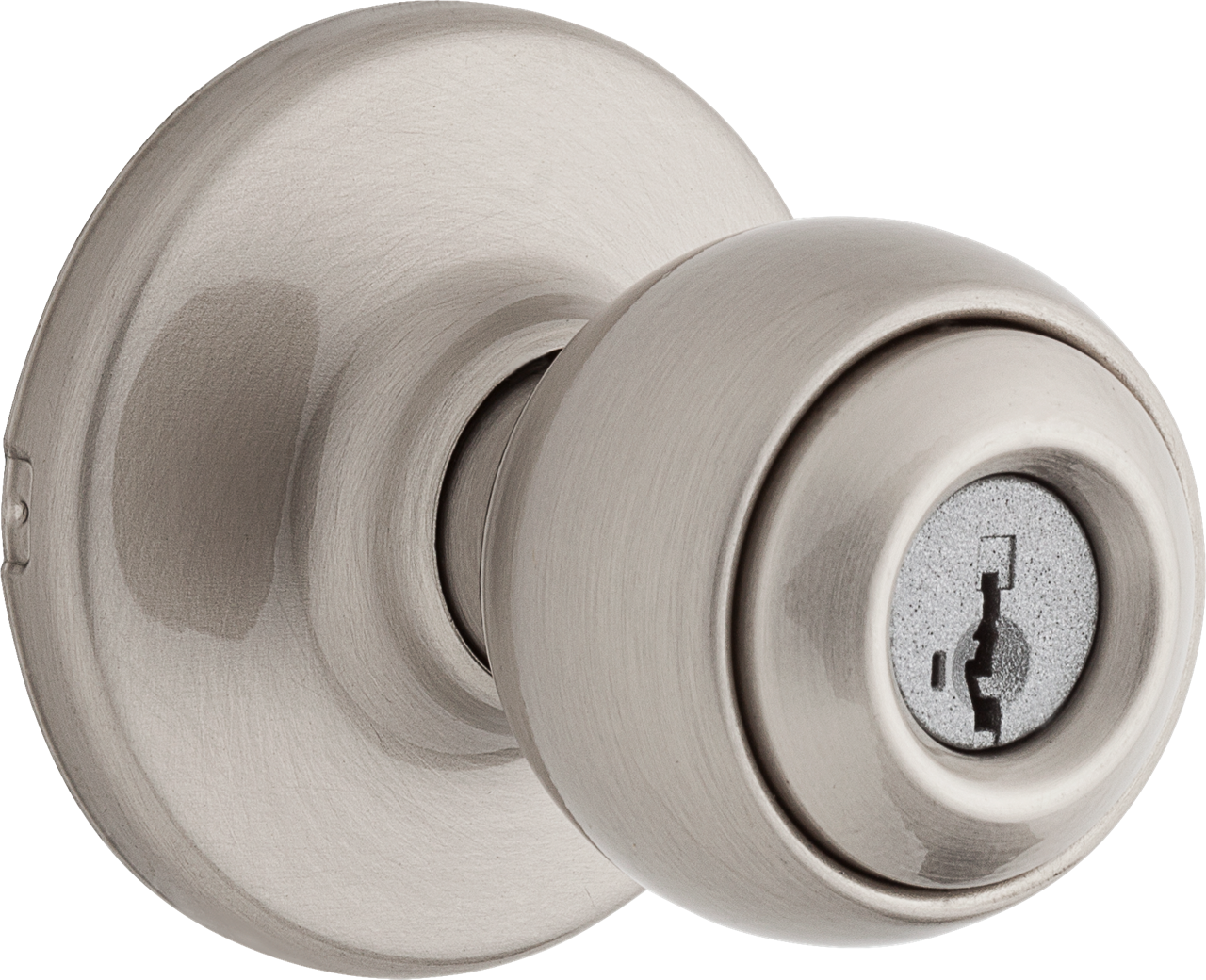 Weiser Yukon SmartKey Entry Door Knob with Deadbolt - Polished