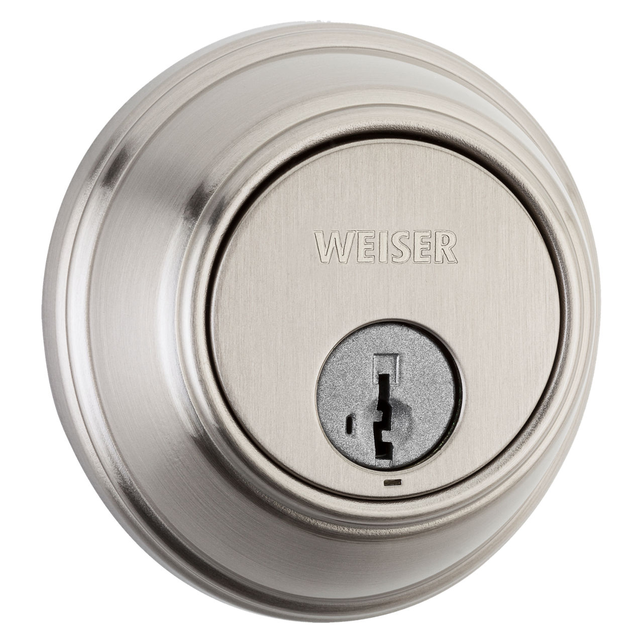 Key Control Round Deadbolt - featuring SmartKey