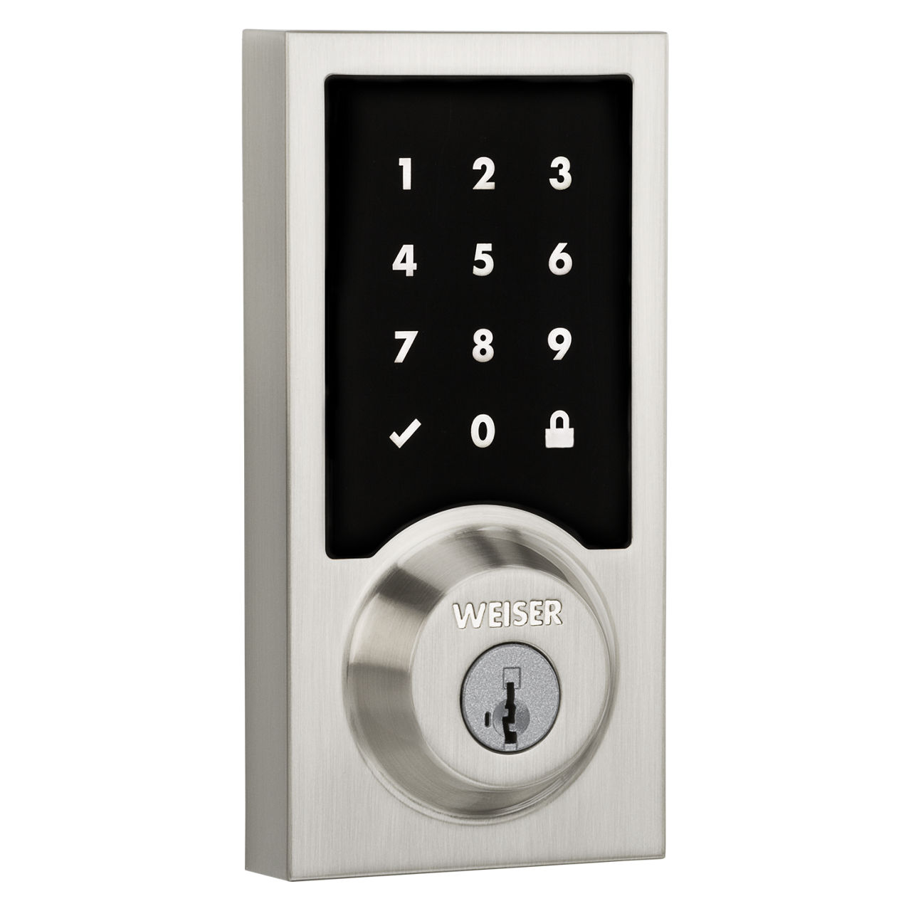 SmartCode 10 Écran tactile contemporain avec technologie Z-Wave - avec SmartKey