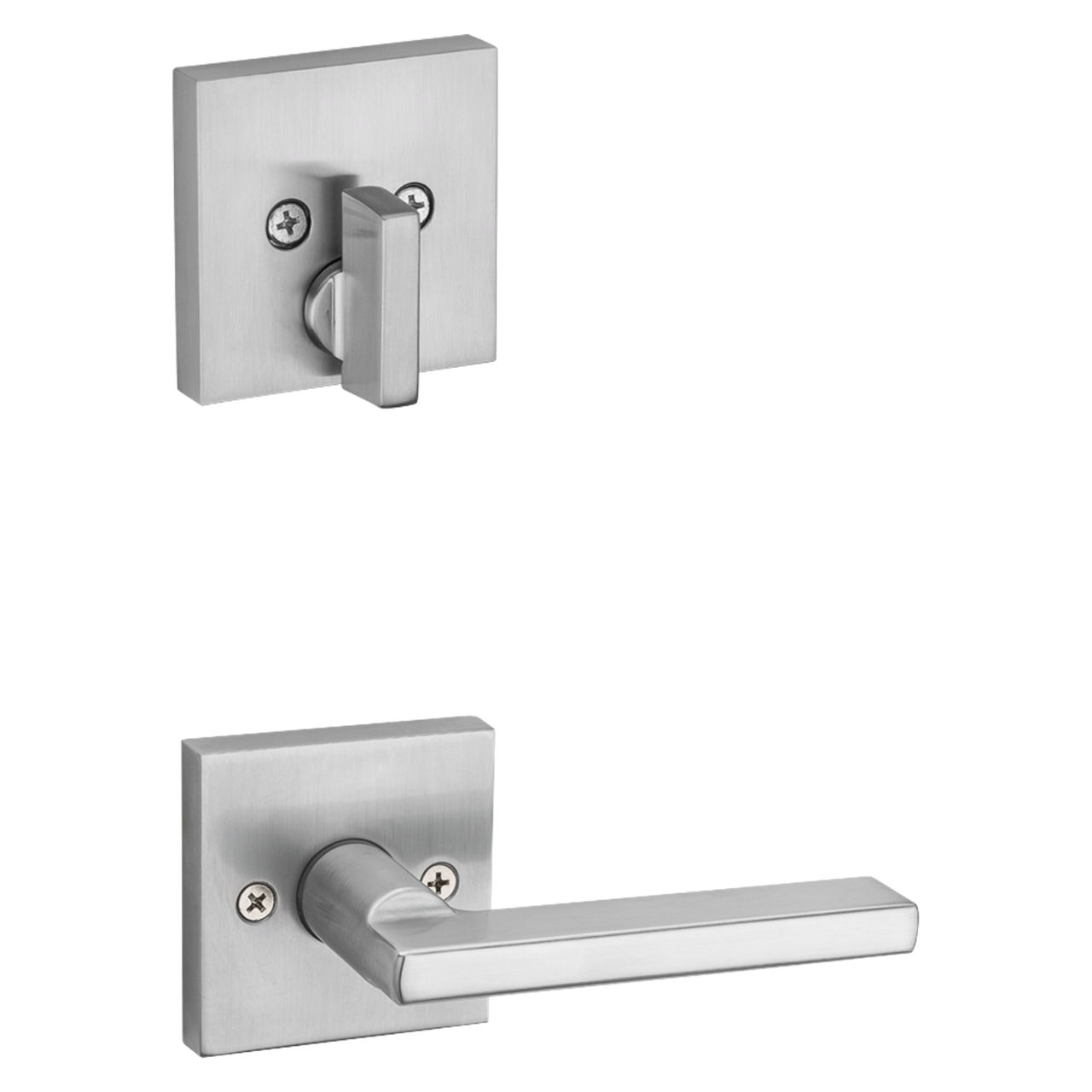 Halifax Lever (Square) and Deadbolt Interior Pack - for Weiser Series 8771 Handlesets