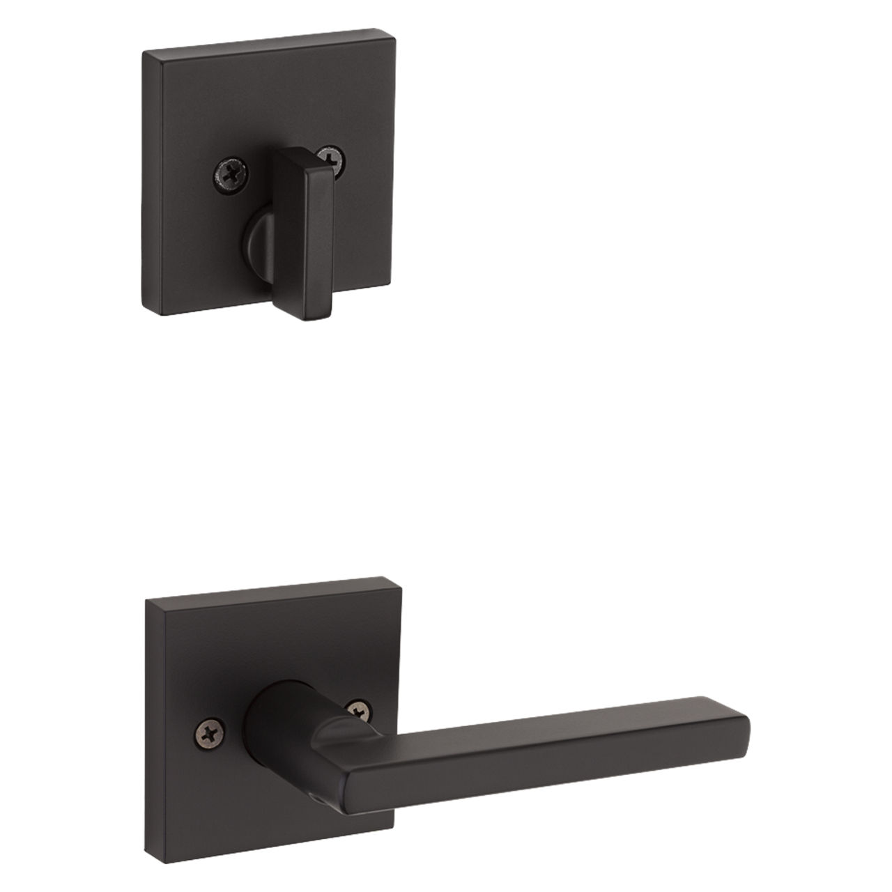 Halifax Lever (Square) and Deadbolt Interior Pack - for Weiser Series 8771 Handlesets