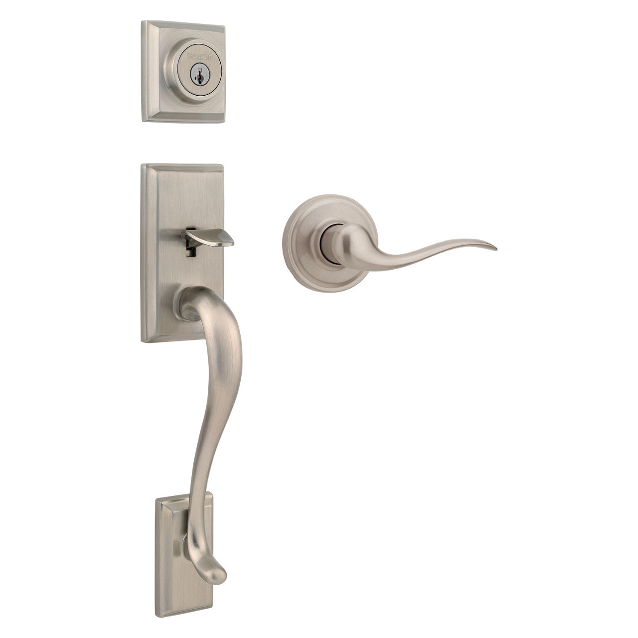 Hawthorne Handleset with Toluca Lever - featuring SmartKey
