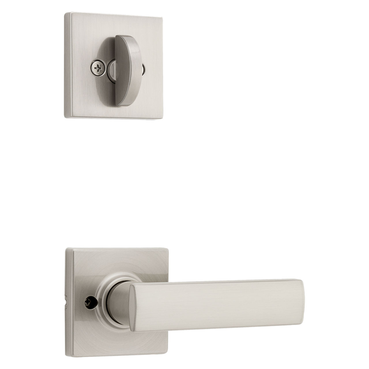 Breton Lever (Square) and Deadbolt Interior Pack - for Weiser Series 9771 Handlesets