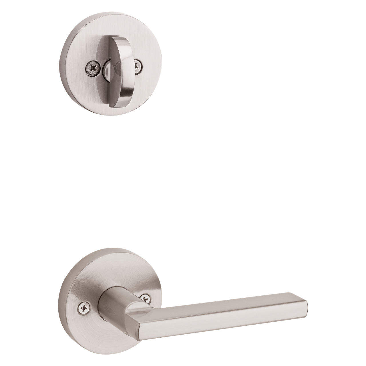 Halifax Lever (Round) and Deadbolt Interior Pack - for Weiser Series 9771 Handlesets