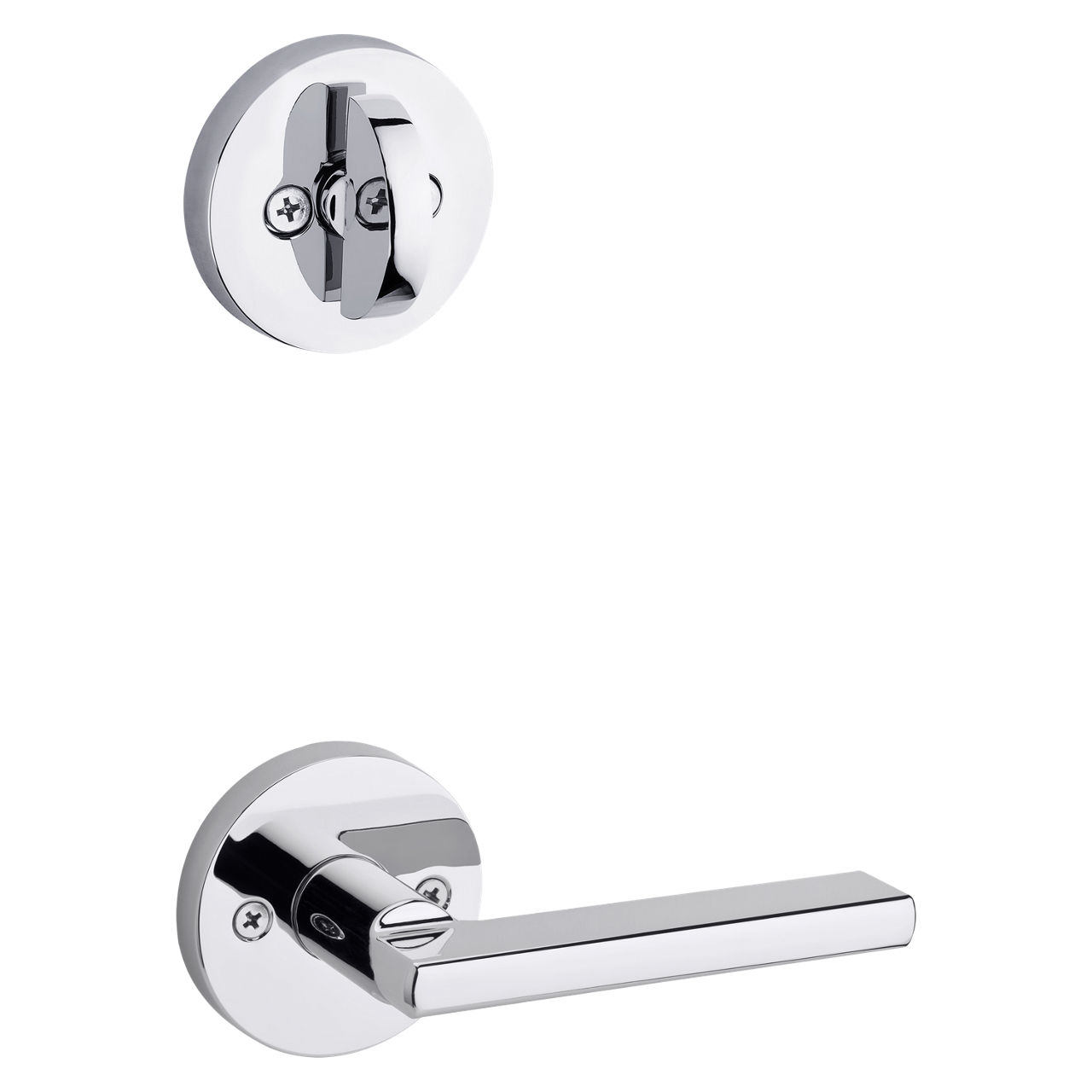 Halifax Lever (Round) and Deadbolt Interior Pack - for Weiser Series 9771 Handlesets