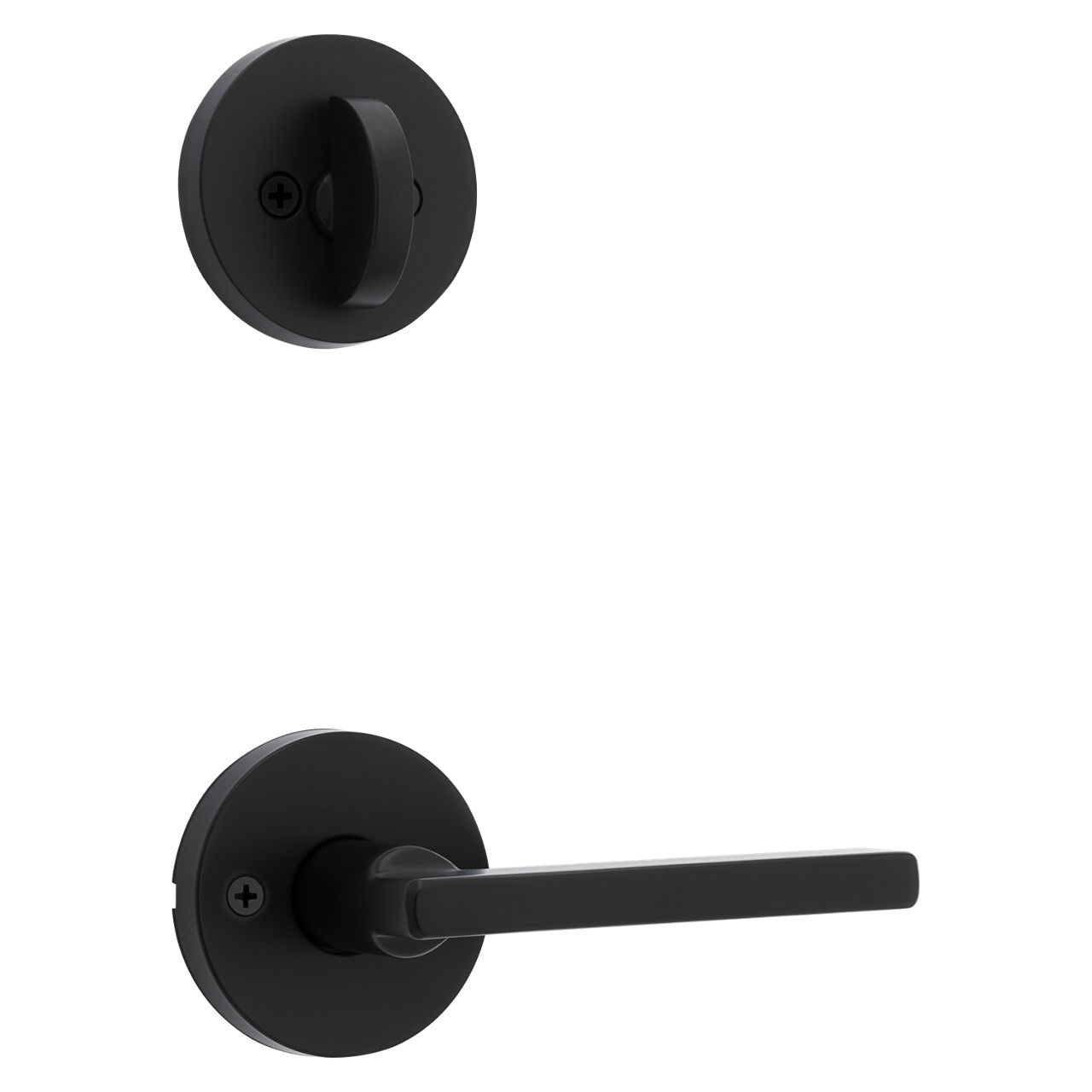 Halifax Lever (Round) and Deadbolt Interior Pack - for Weiser Series 9771 Handlesets