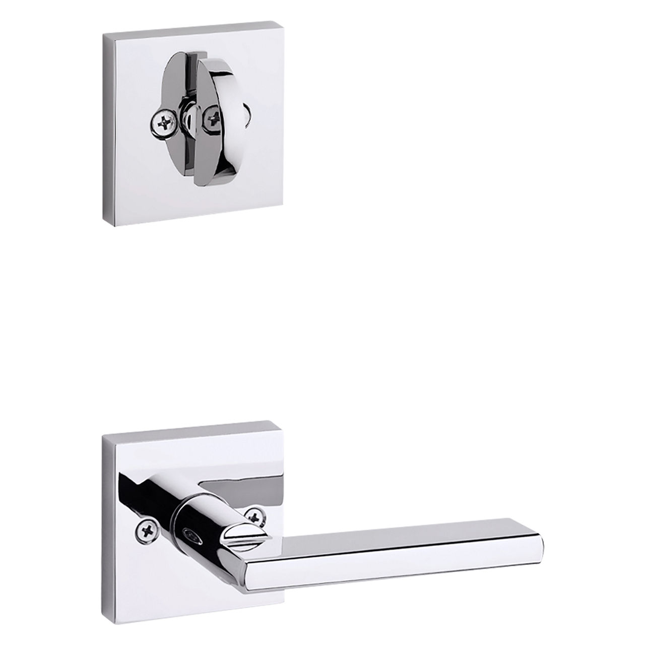 Halifax Lever (Square) and Deadbolt Interior Pack - for Weiser Series 9771 Handlesets