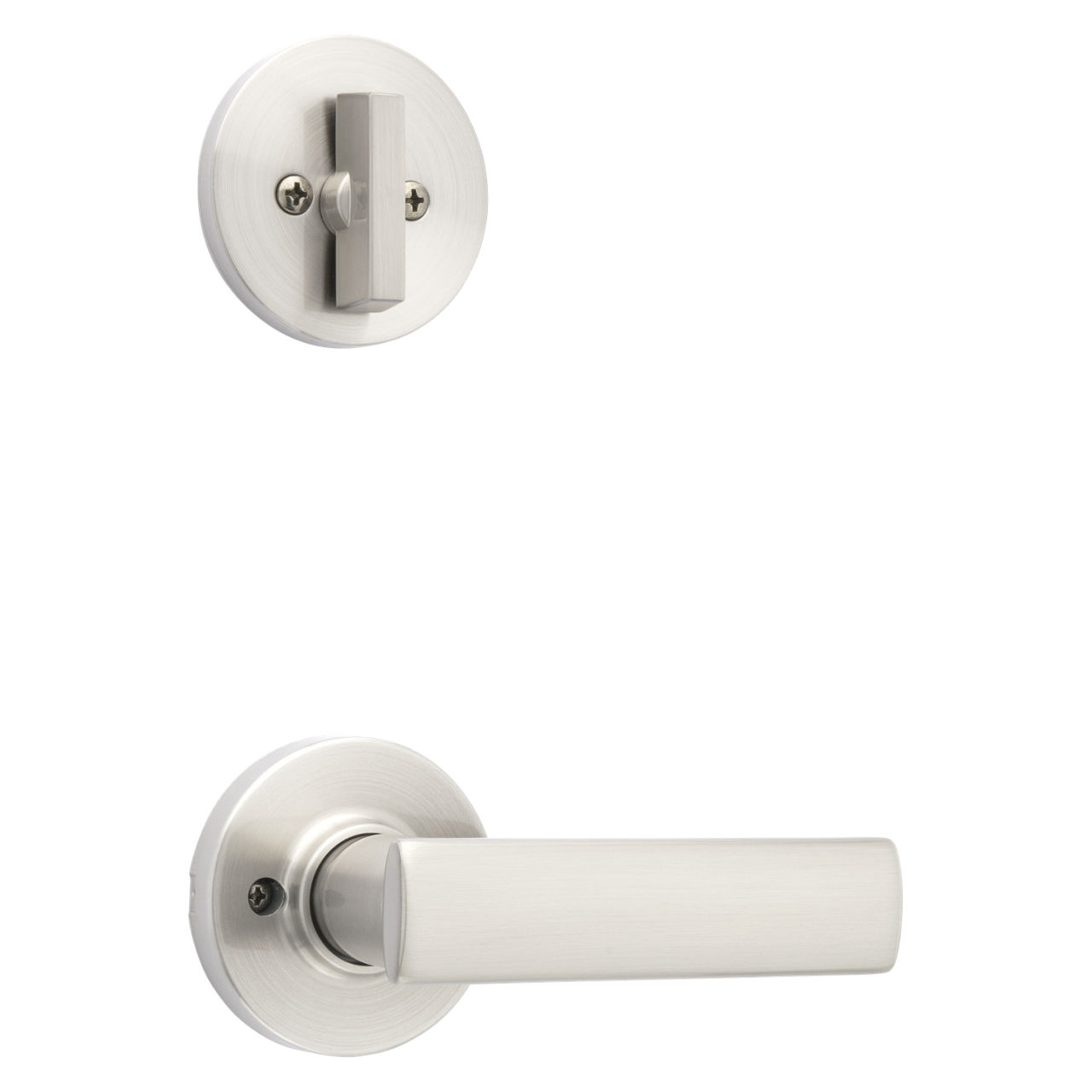 Halifax Lever (Square) and Deadbolt Interior Pack for Weiser Series
