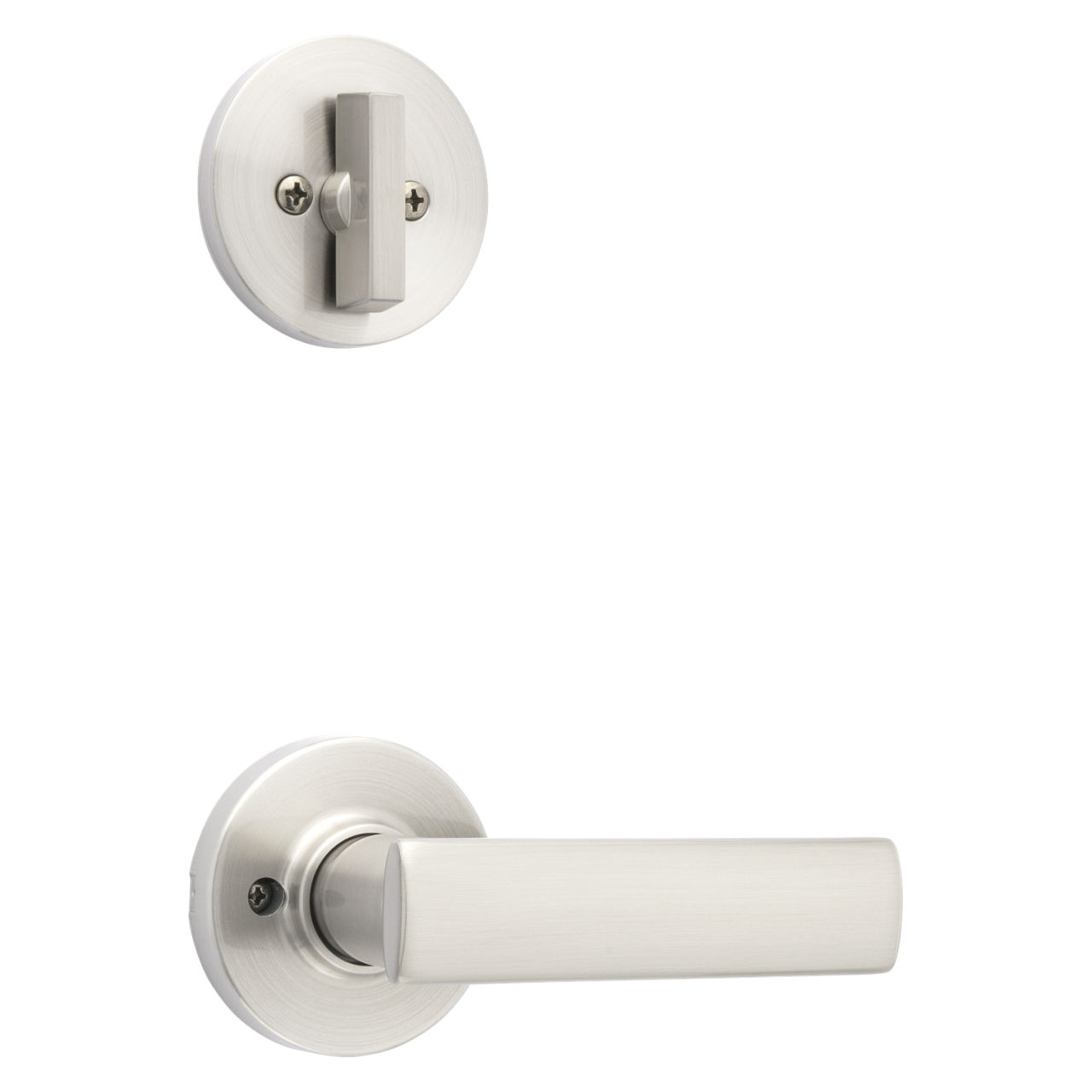 Breton Lever (Round) and Deadbolt Interior Pack - for Elements Series 9771 Handlesets