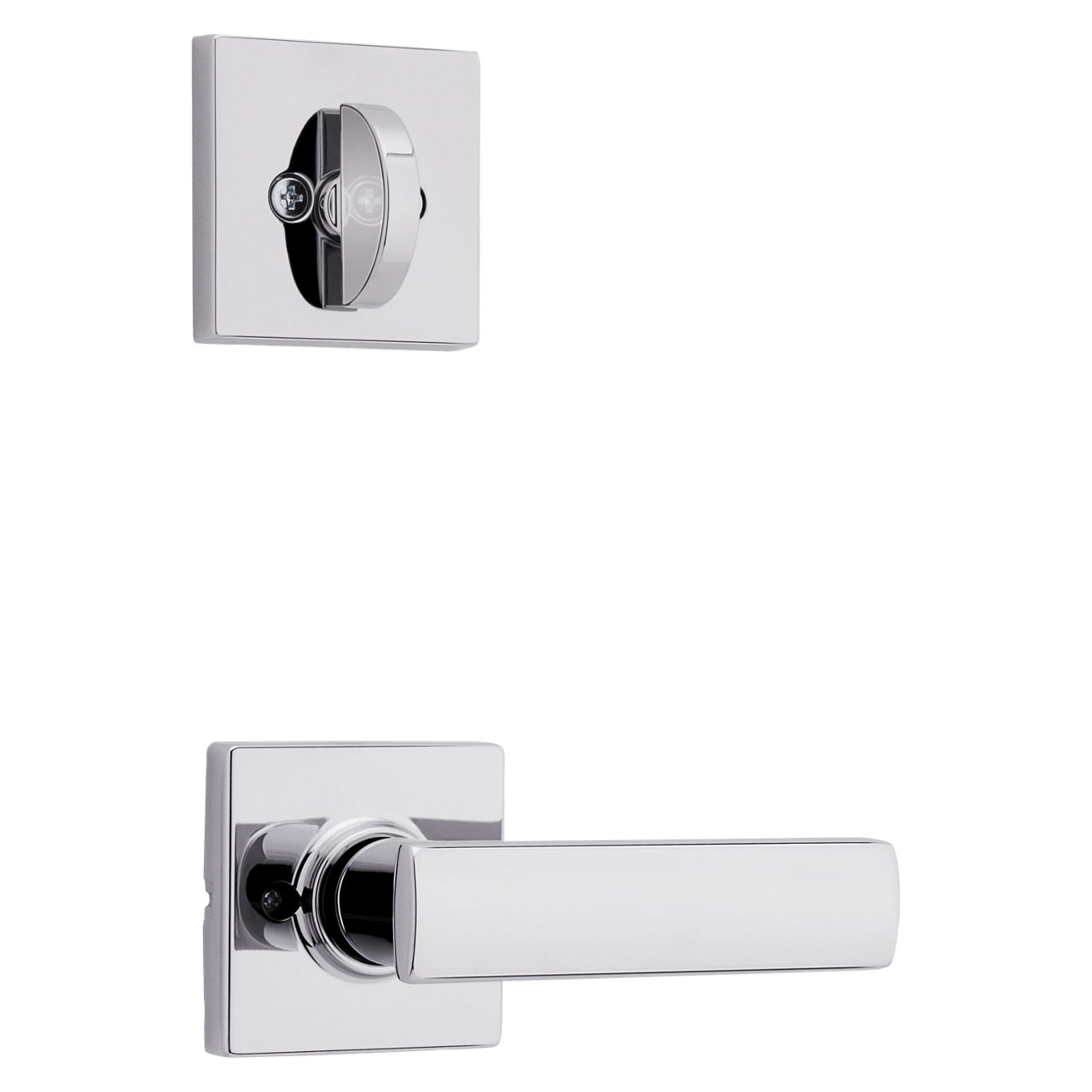 Breton Lever (Square) and Deadbolt Interior Pack - for Elements Series 9771 Handlesets