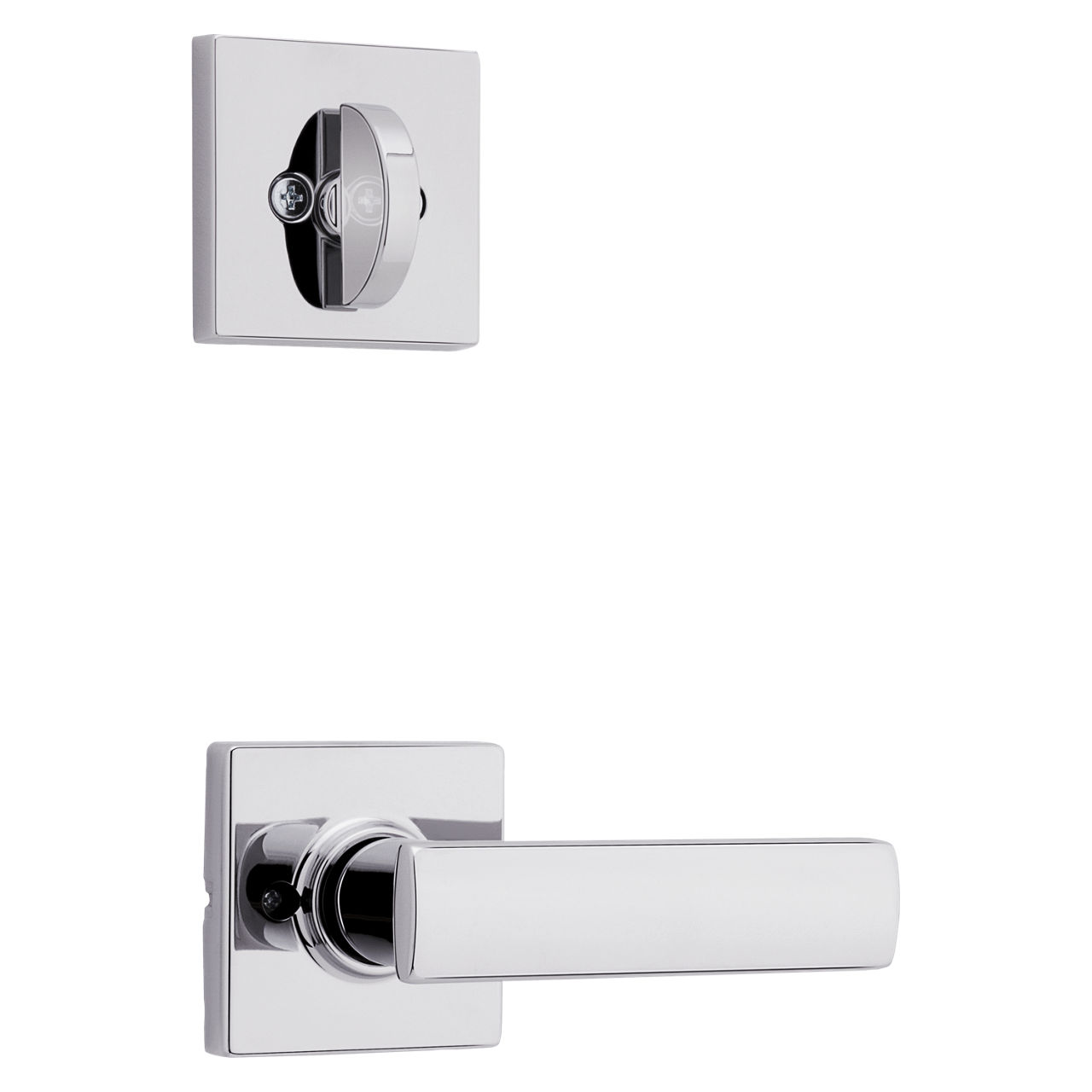 Halifax Lever (Square) and Deadbolt Interior Pack for Weiser Series