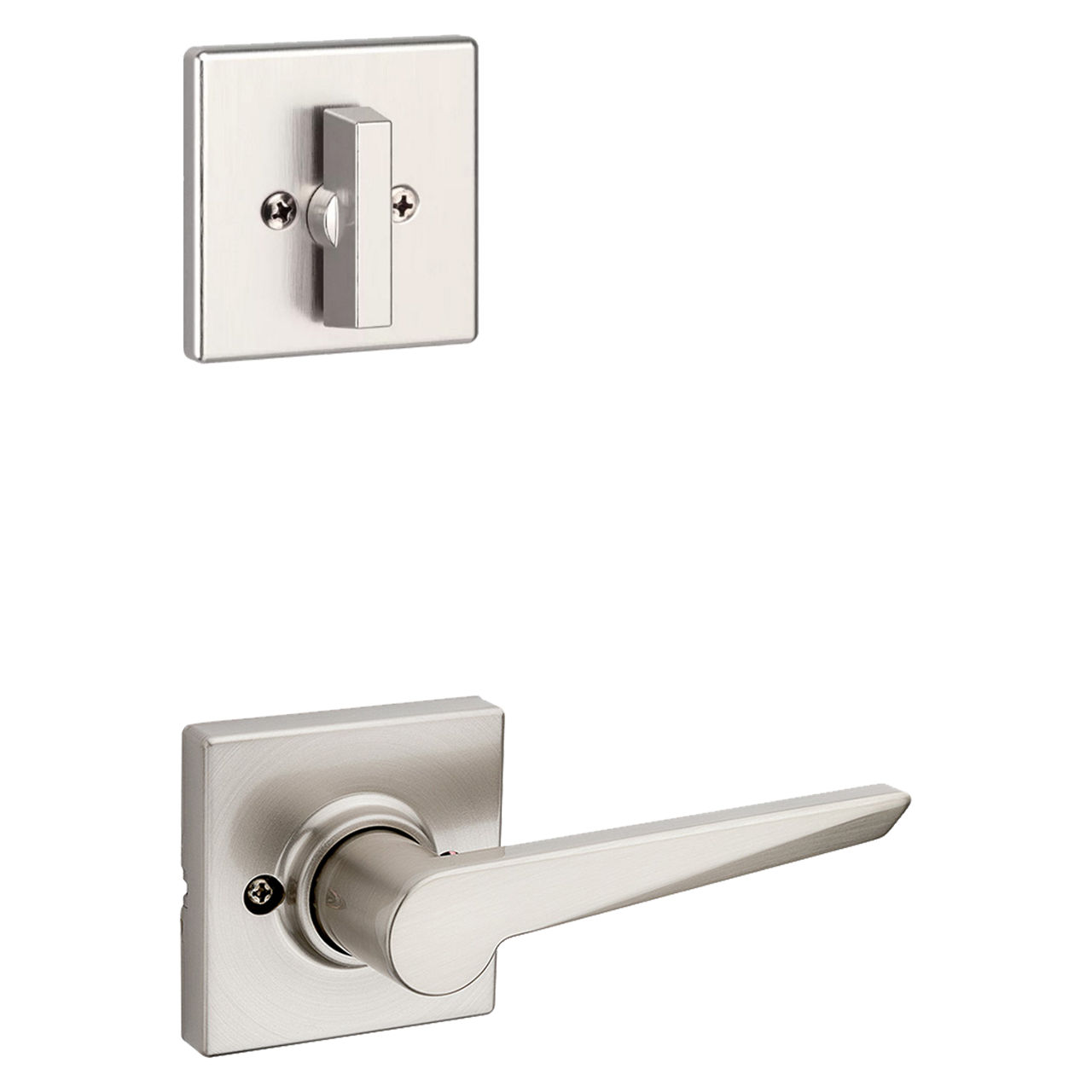 Tristan Lever (Square - Left Handed) and Deadbolt Interior Pack - for Elements Series 9771 Handlesets