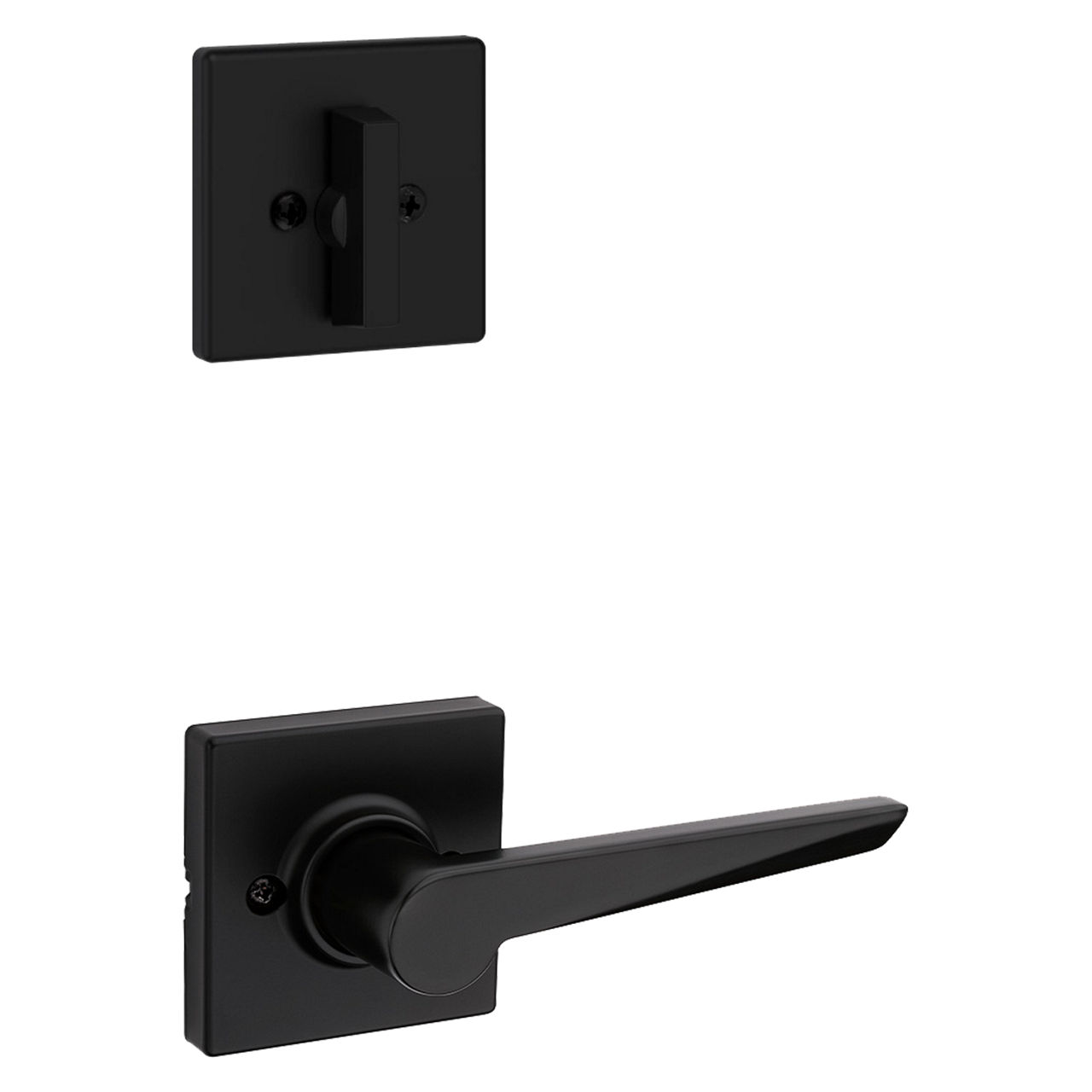 Tristan Lever (Square - Left Handed) and Deadbolt Interior Pack - for Elements Series 9771 Handlesets