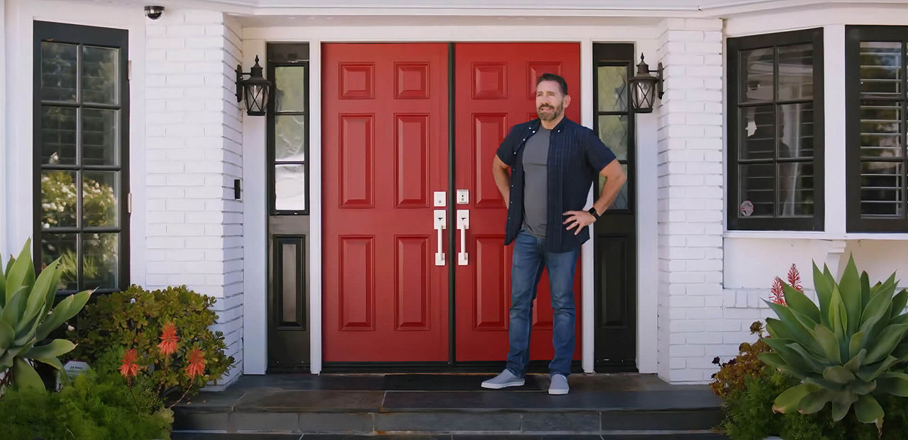 Poignée De Porte. Éléments Intérieurs De Maison Moderne De Boutons