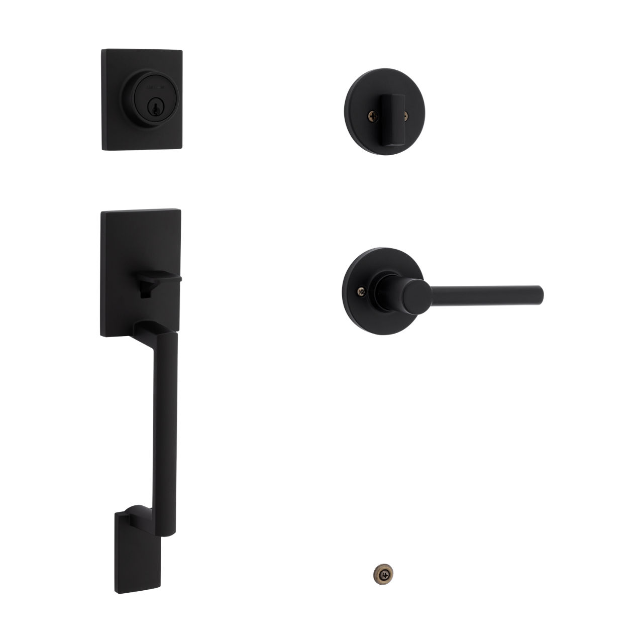Branton Serrure d’entrée avec bec-de-cane Reminy (rond) - Safelock