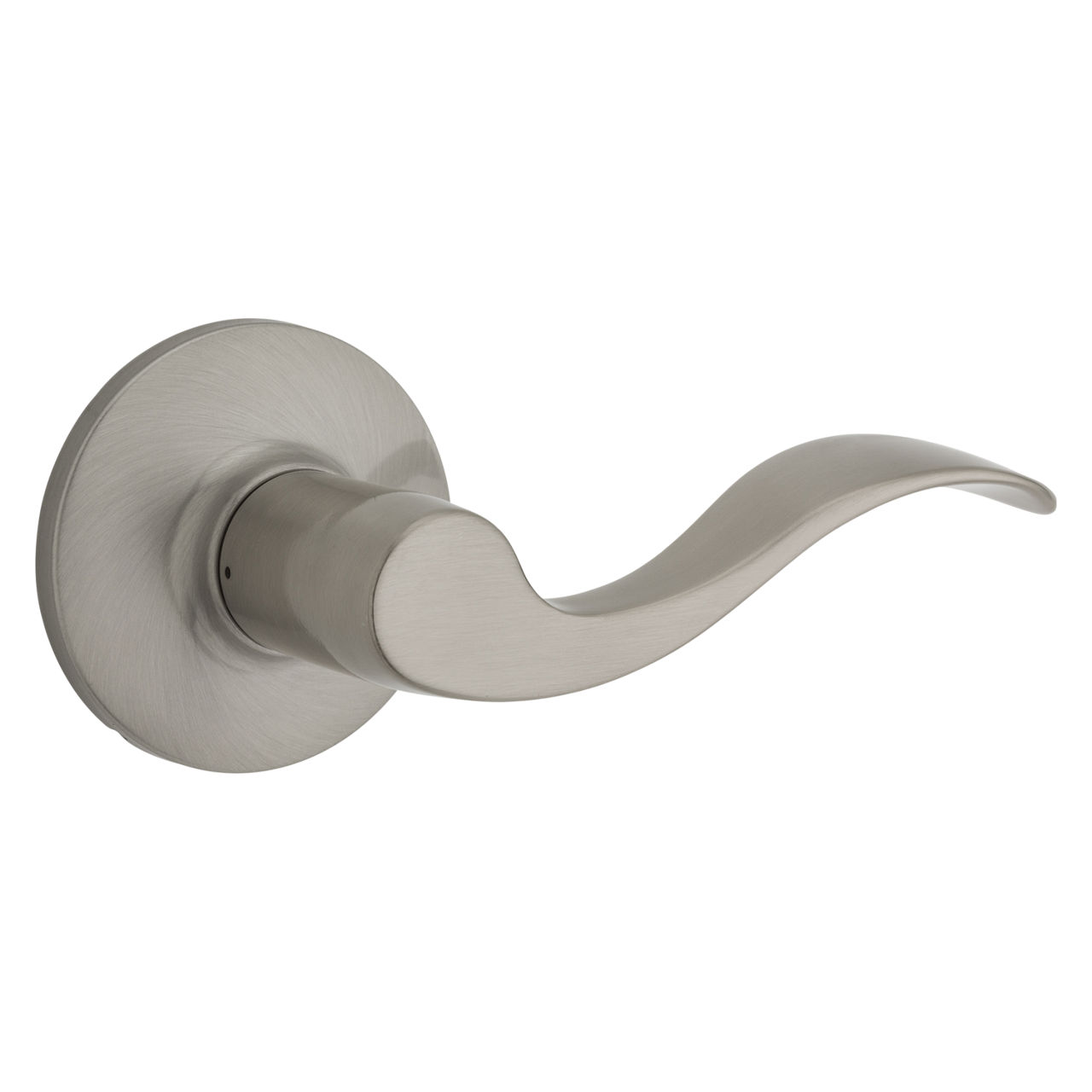 Passage Oval Door Knobs satin nickel finished for closet hallway