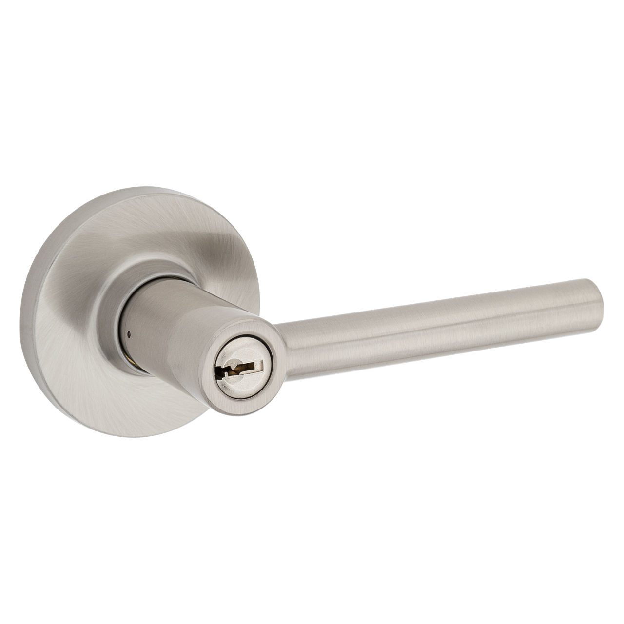 SG101 15 - Sure-Loc Hardware SG101 15 Sage Passage Lever, Satin Nickel -  GoingKnobs