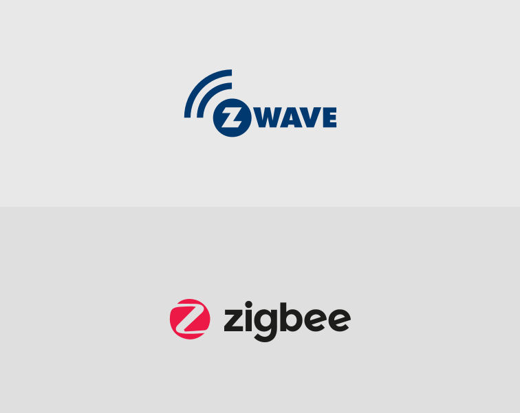 Technology Logos - ZWave, Zigbee