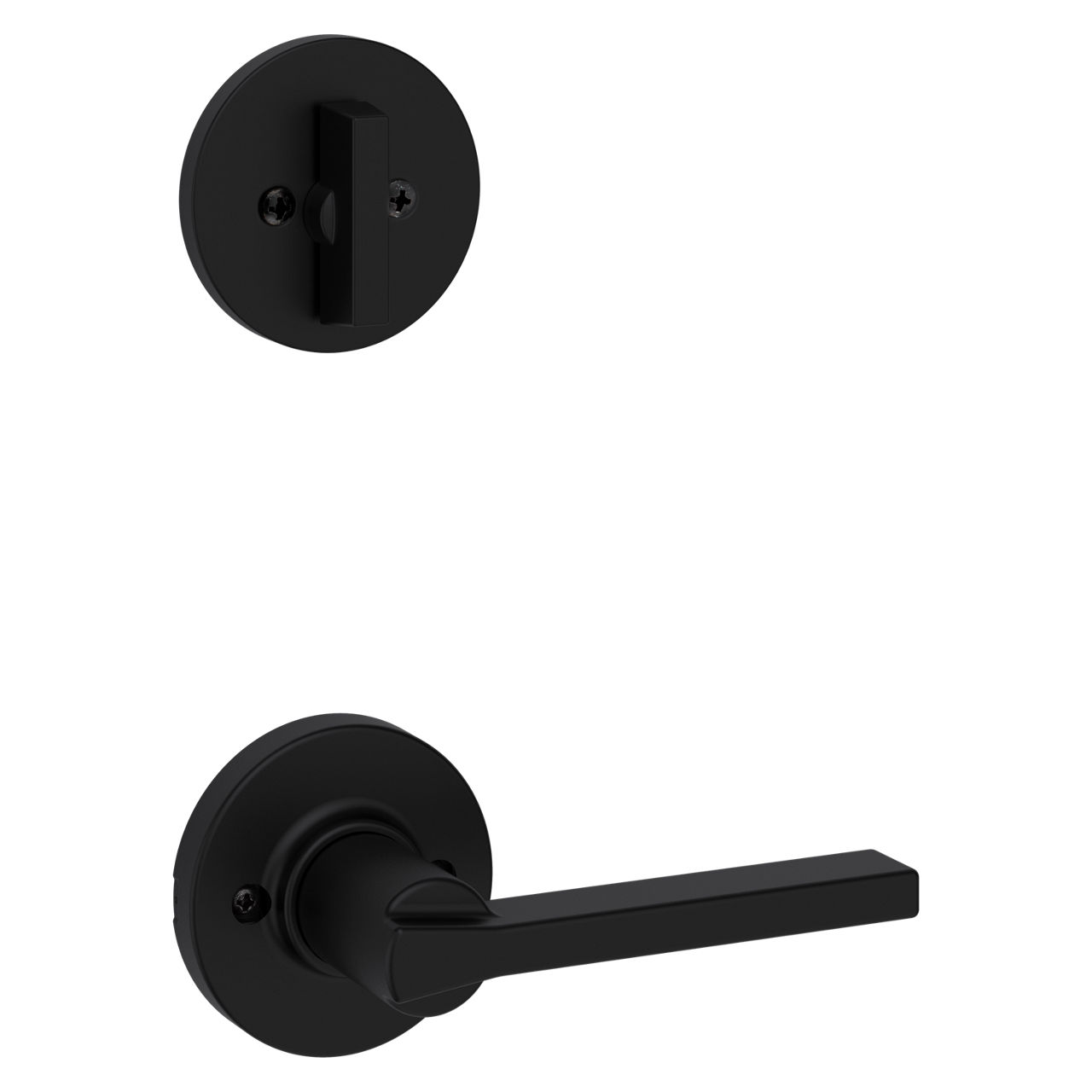 Casey Round Lever and Deadbolt Interior Pack - for Weiser Series 9771 Handlesets