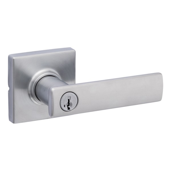 Breton Lever (Square) - Keyed - featuring SmartKey - | Weiser