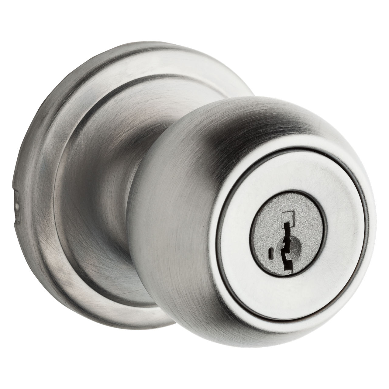 Weiser Lock Satin Nickel Fairfax Smart Key Entrance and Deadbolt