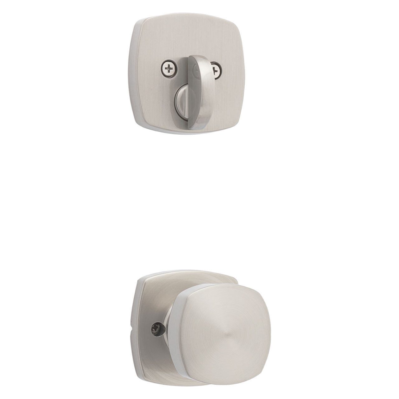 Prague Knob and Deadbolt Interior Pack - for Weiser Series 8771 Handlesets