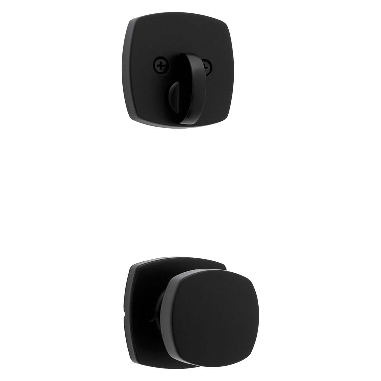 Prague Knob and Deadbolt Interior Pack - for Weiser Series 8771 Handlesets