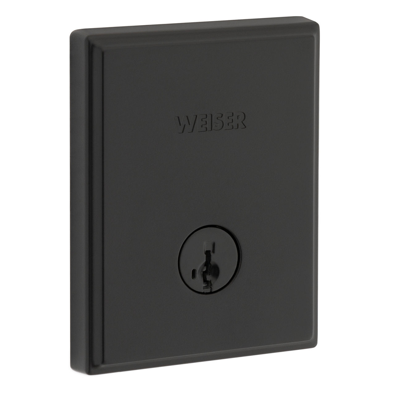 Crosstown Rectangle Deadbolt - Keyed One Side - featuring SmartKey