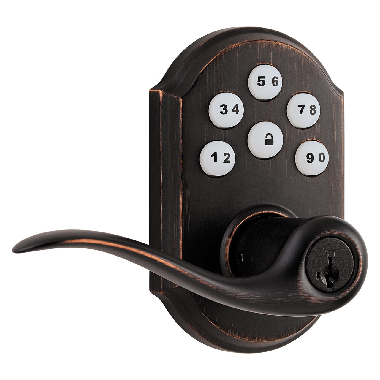 SmartCode 5 Electronic Lever with Z-Wave Technology - featuring SmartKey