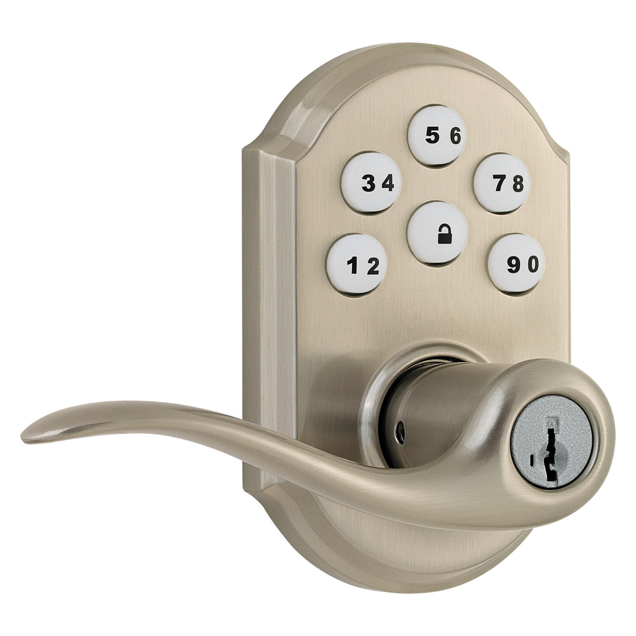 SmartCode 5 Electronic Lever with Z-Wave Technology - featuring SmartKey