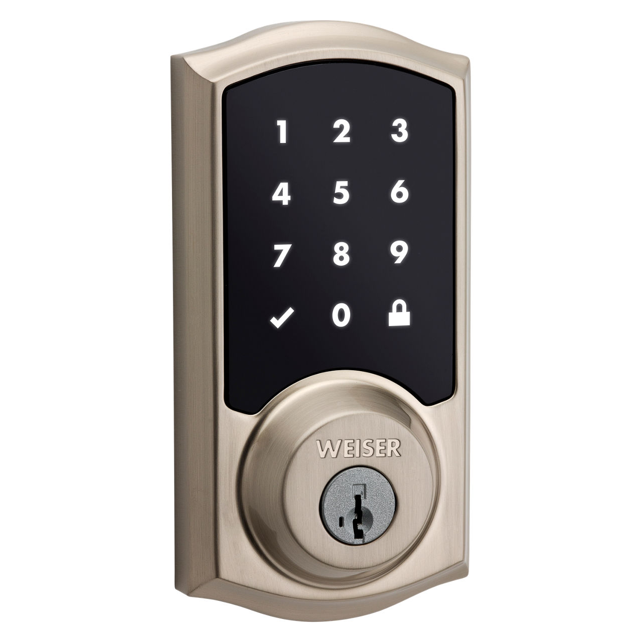 SmartCode 10 Electronic Deadbolt - featuring SmartKey