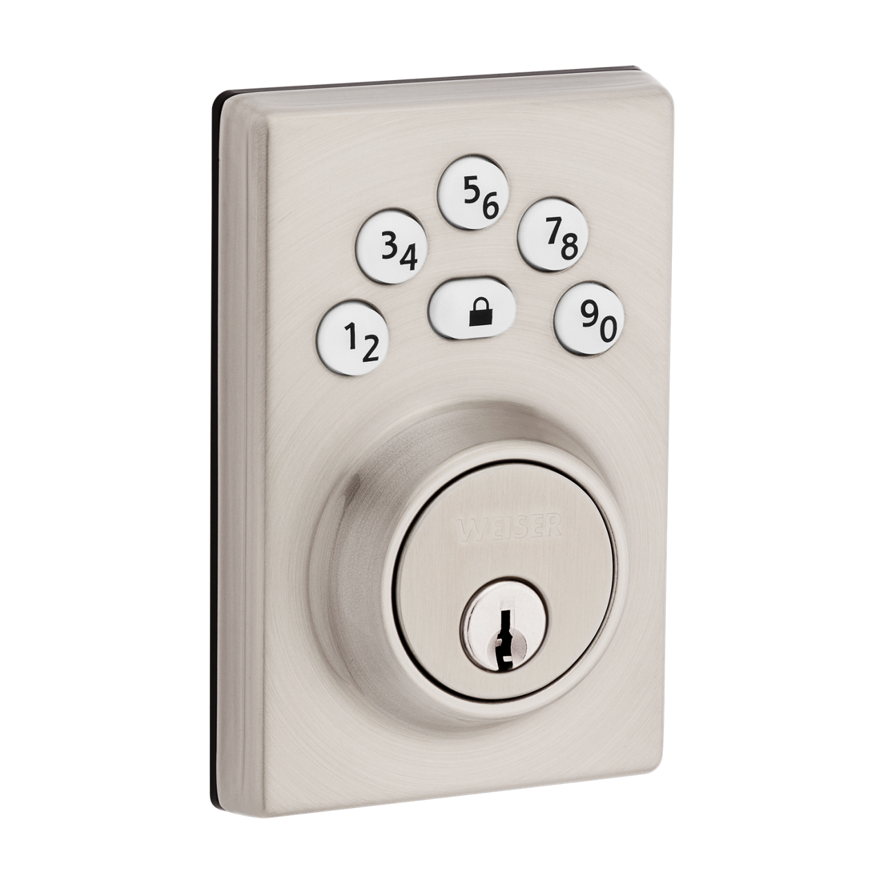 Elements Contemporary Keypad Deadbolt - | Weiser