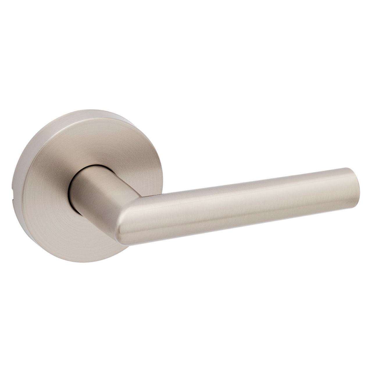 Weiser Breton Satin Nickel Passage Lever Handle with Square Rose