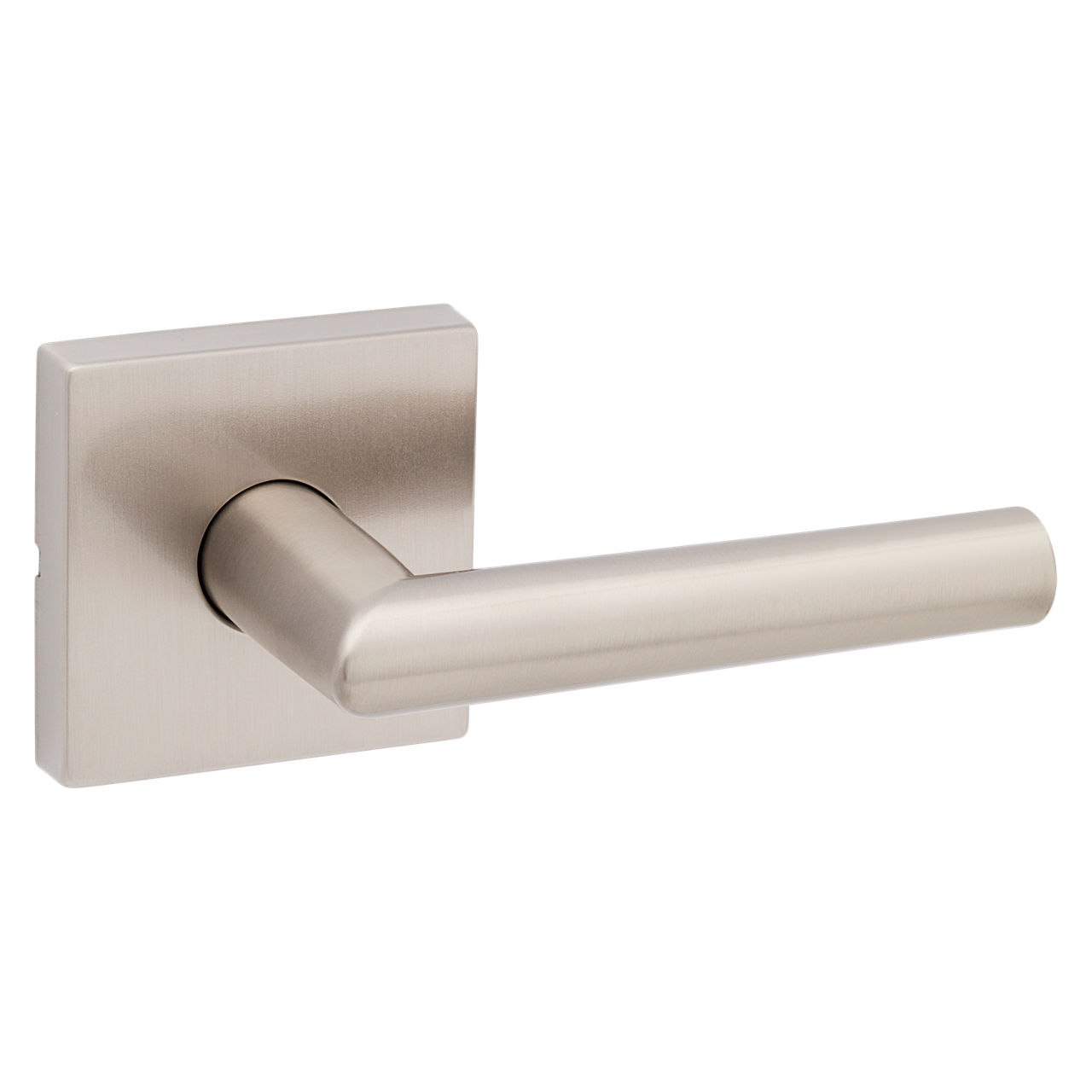 Stanza Milan Designer Door Handles on Rose - Satin Brass