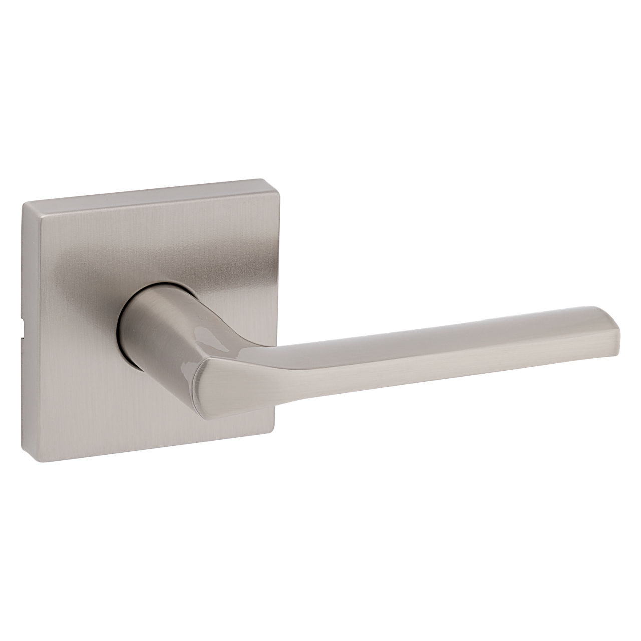 Capri Lever Latch Door Handle - Brushed Nickel (Set of 2)