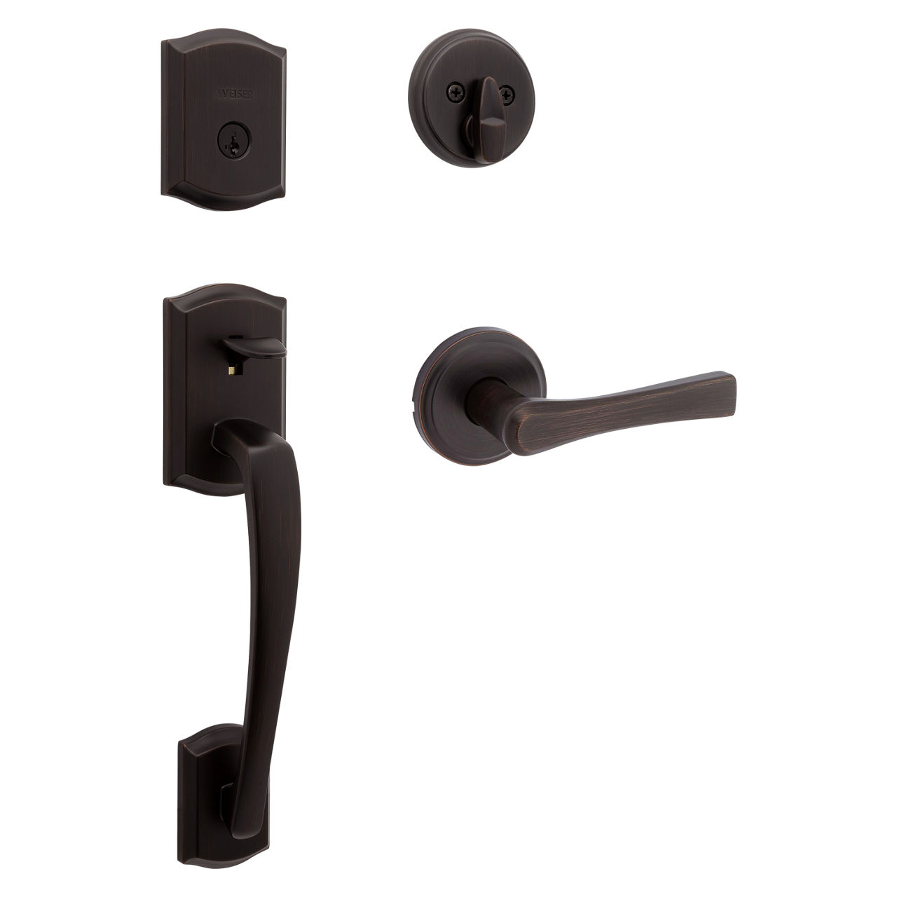 Prescott Handleset with Katella Lever - featuring SmartKey