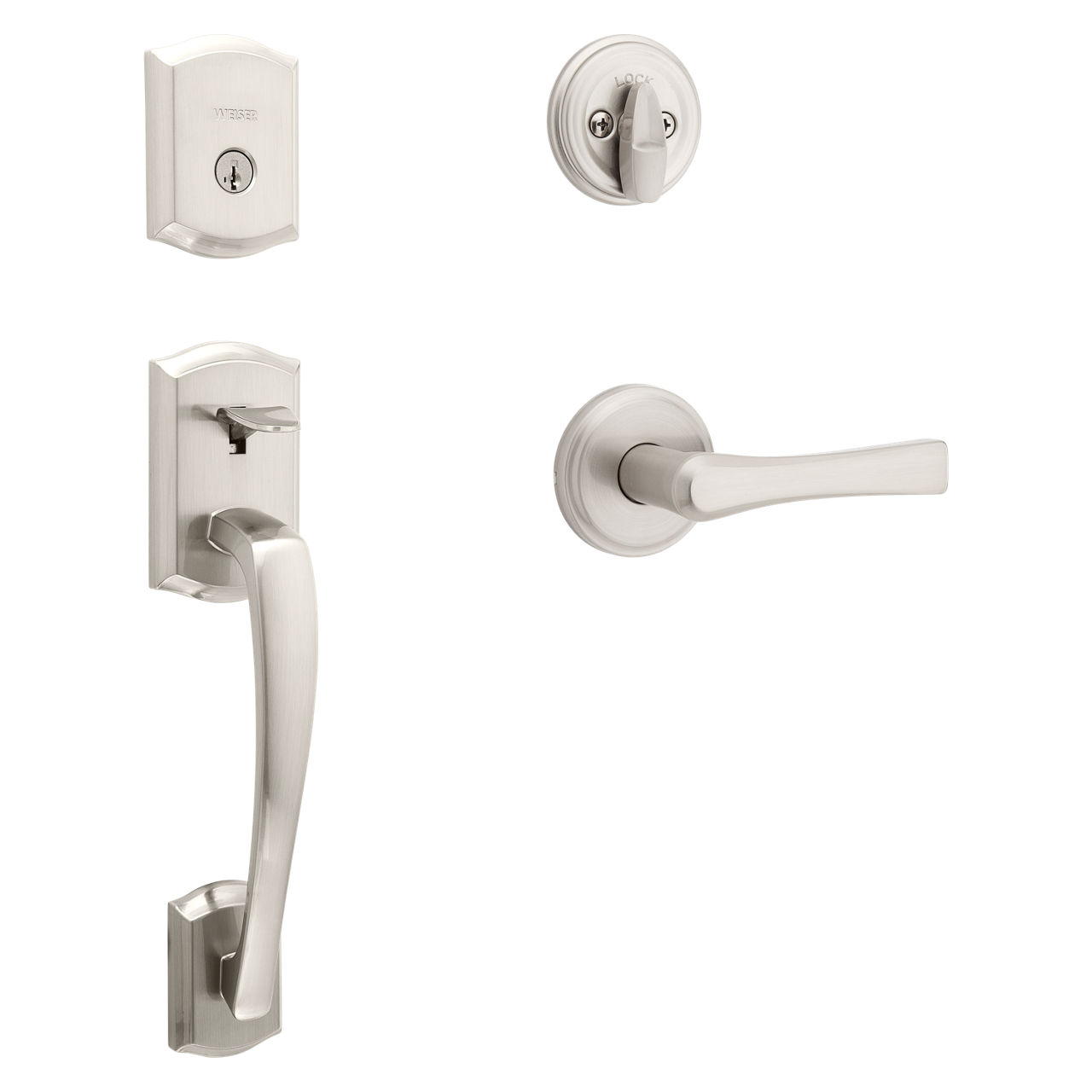 Prescott Handleset with Katella Lever - featuring SmartKey