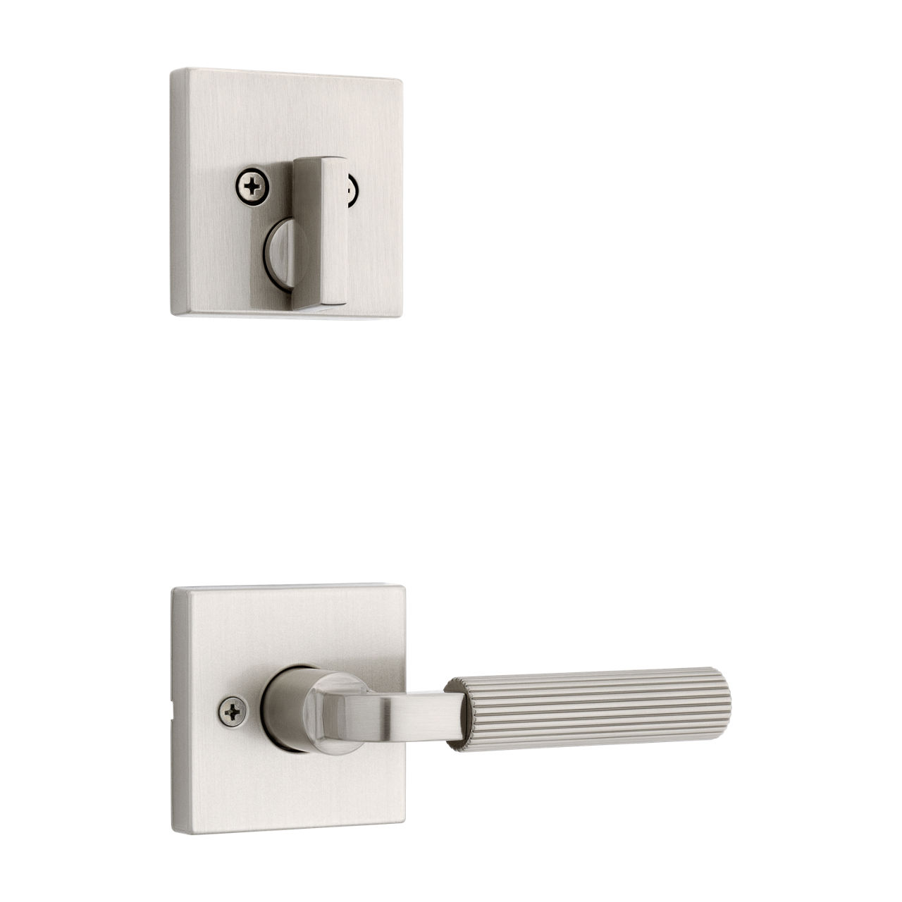 Mirada Lever (Square) and Deadbolt Interior Pack - for Weiser Series 8771 Handlesets