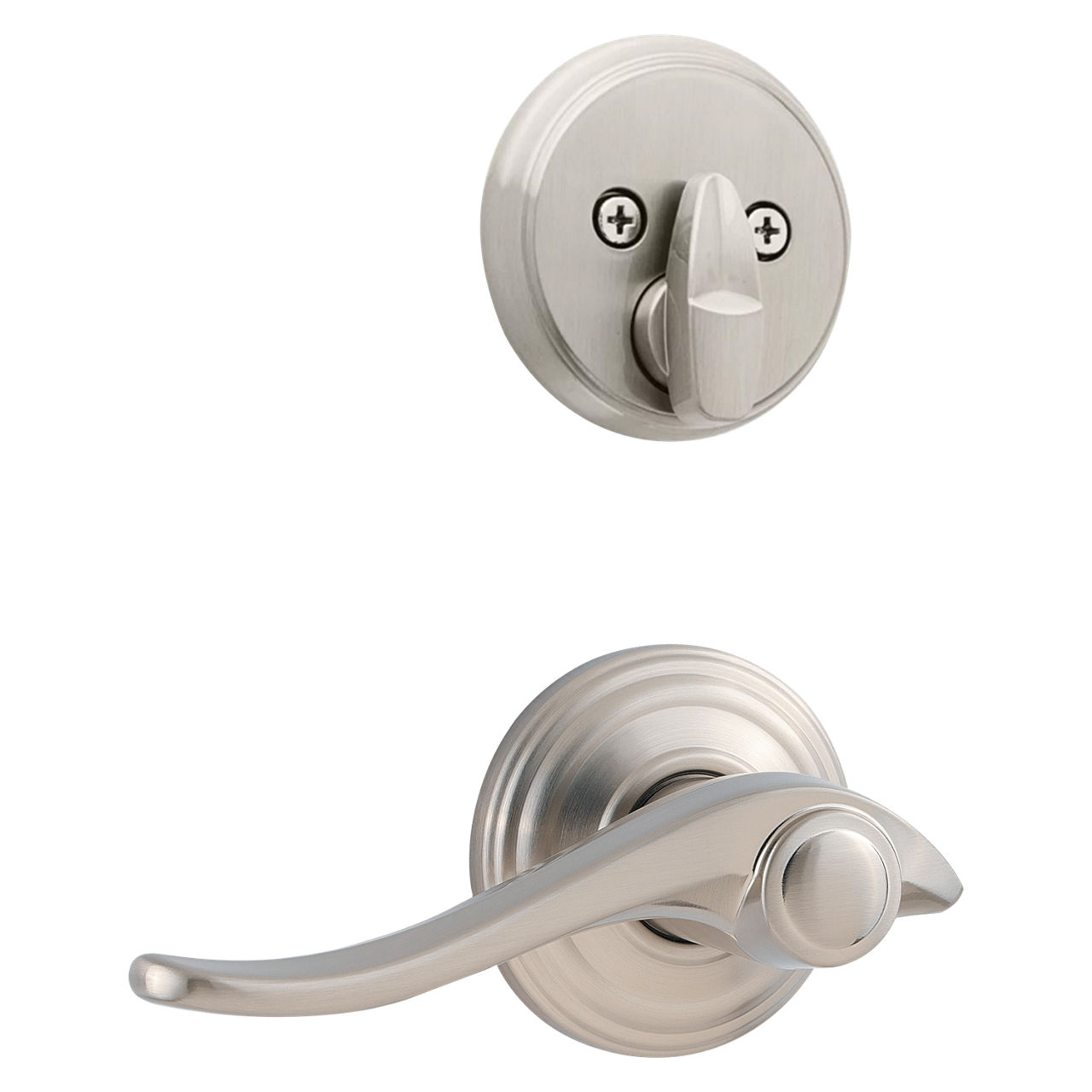 Avalon Lever (Left Handed) and Deadbolt Interior Pack - for Weiser Series 9771 Handlesets