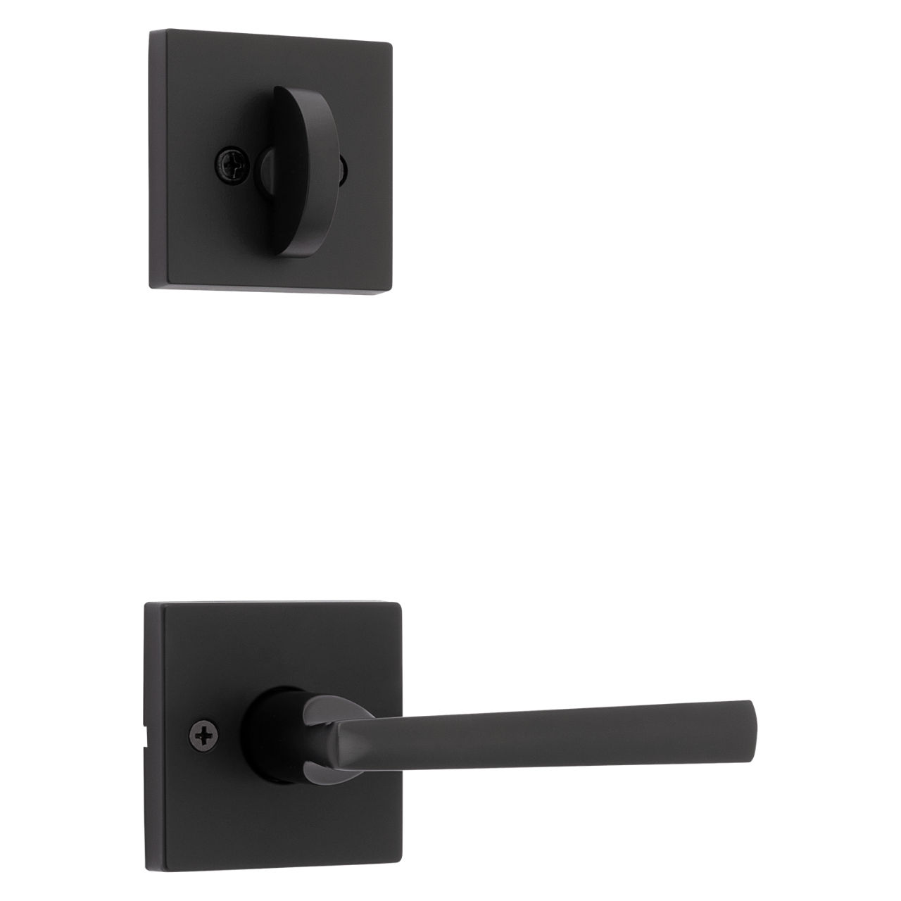 Montreal Lever (Square) and Deadbolt Interior Pack - for Weiser Series 9771 Handlesets